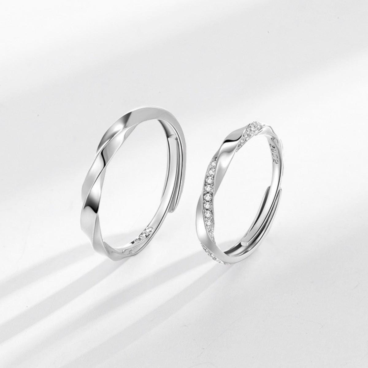 925 Sterling Silver Zircon Ring