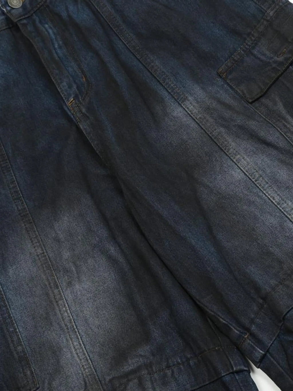 Men's Loose Fit Cargo Jeans