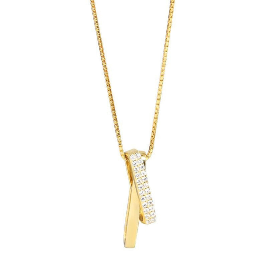 925 Sterling Silver Zircon Pendant Necklace