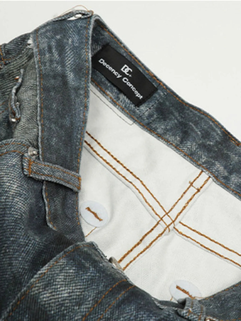 Men's Distressed Straight-Leg Jeans