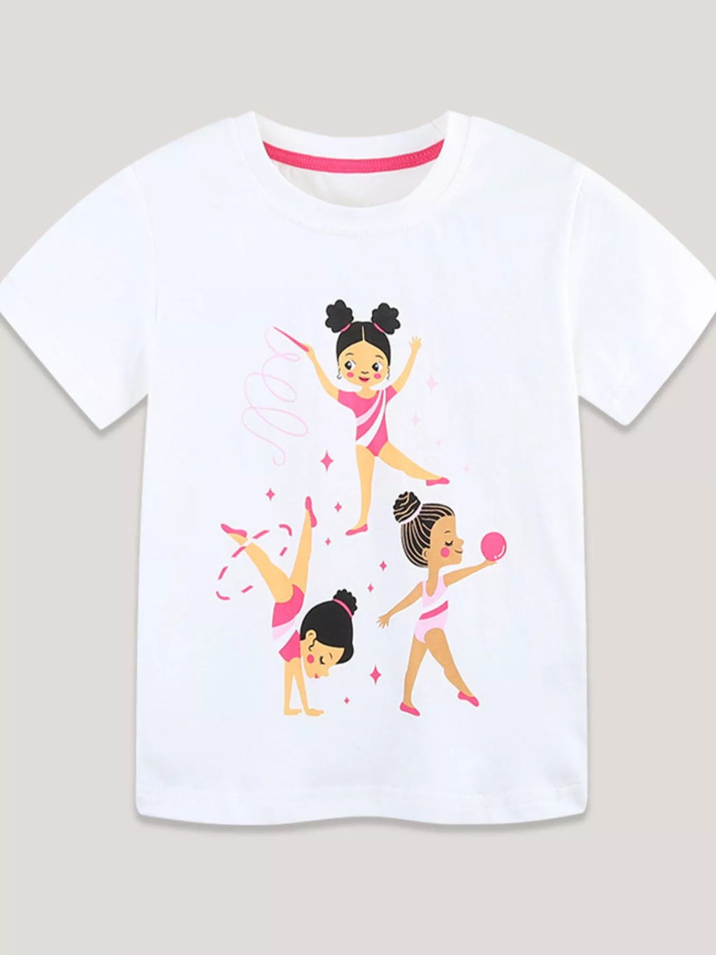 Children's Rhythmic Gymnastics Print T-Shirt
