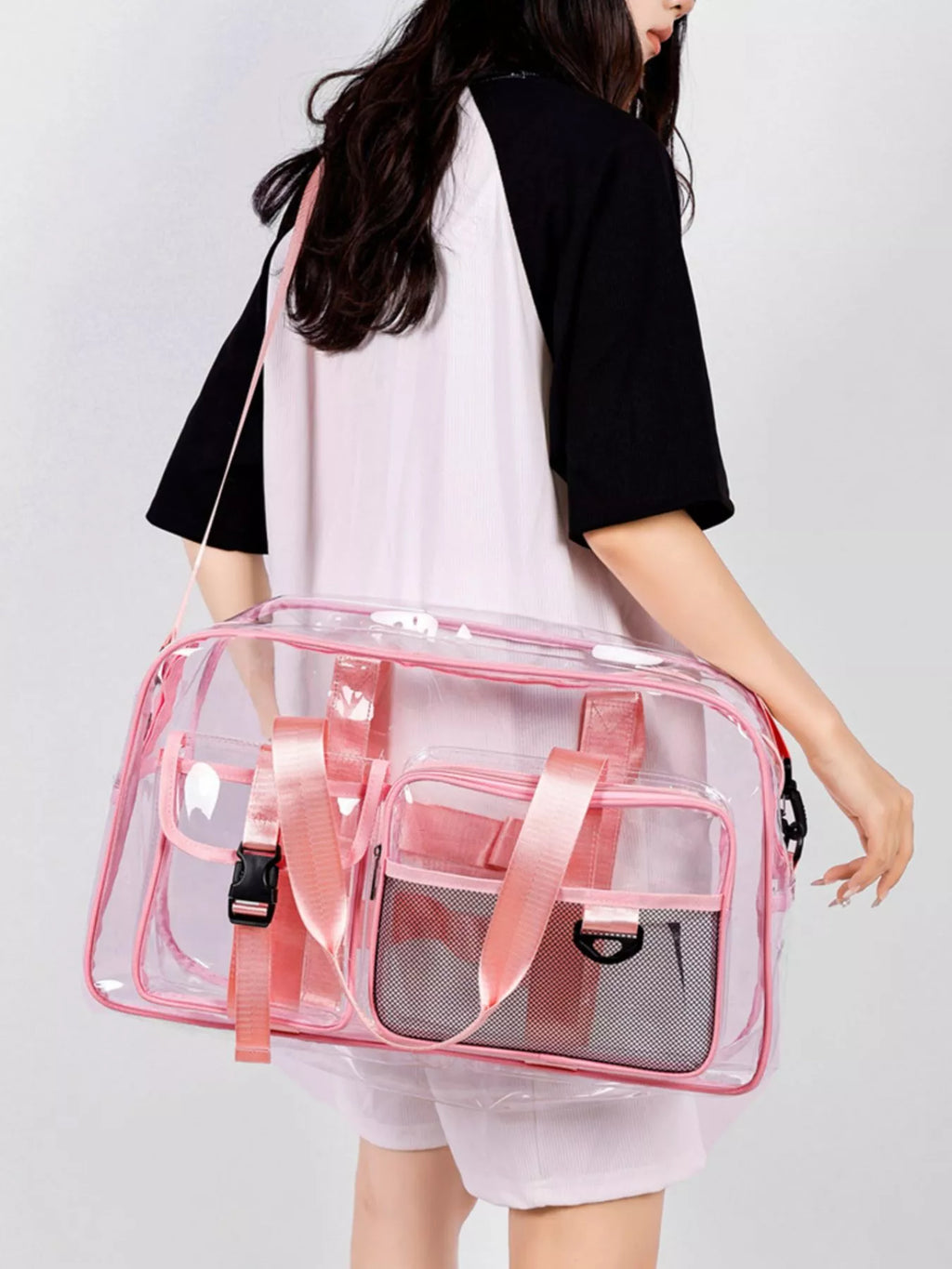 Transparent PVC Travel Duffel Bag