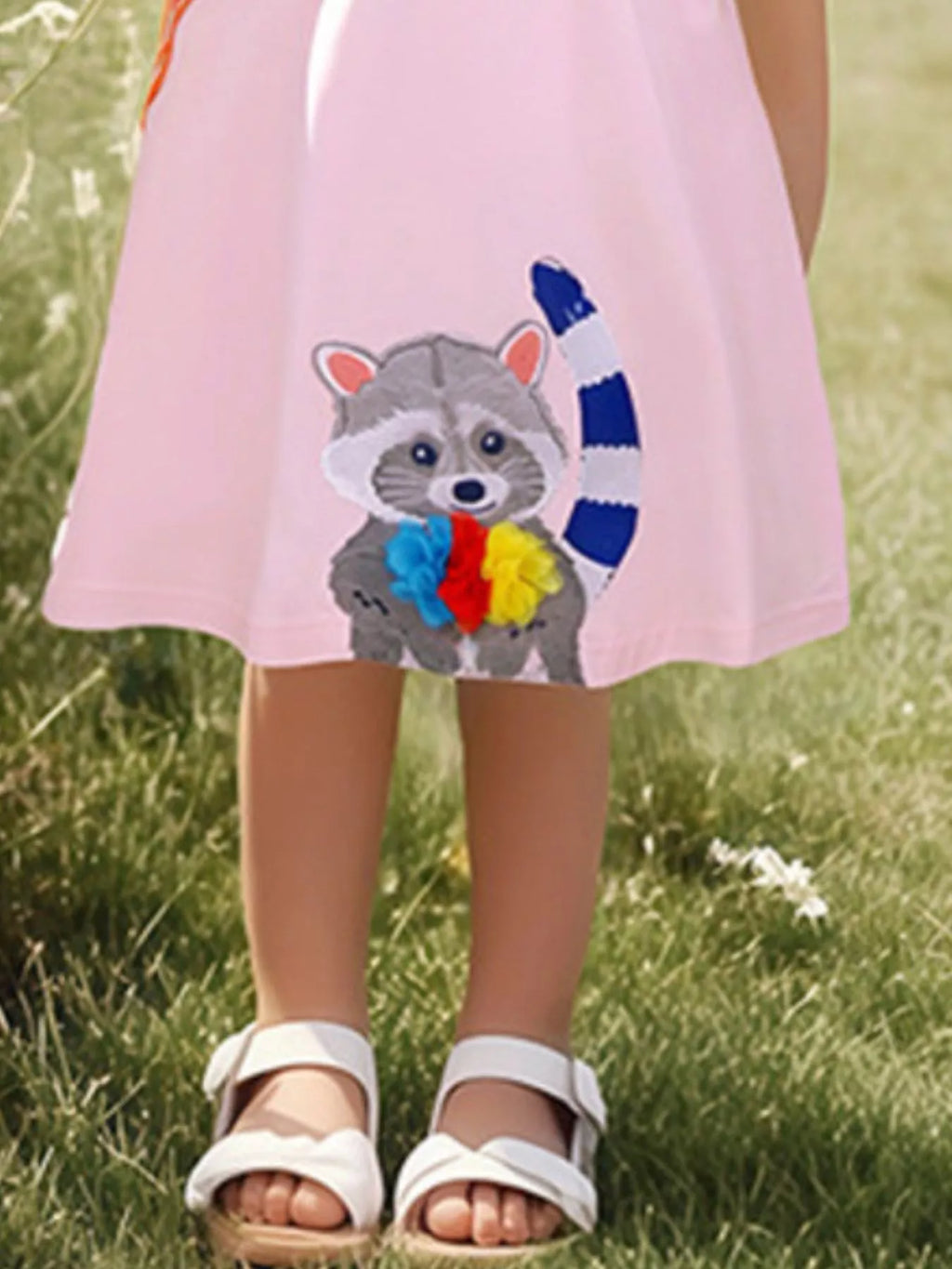 Children's Cartoon Animal Casual Dress