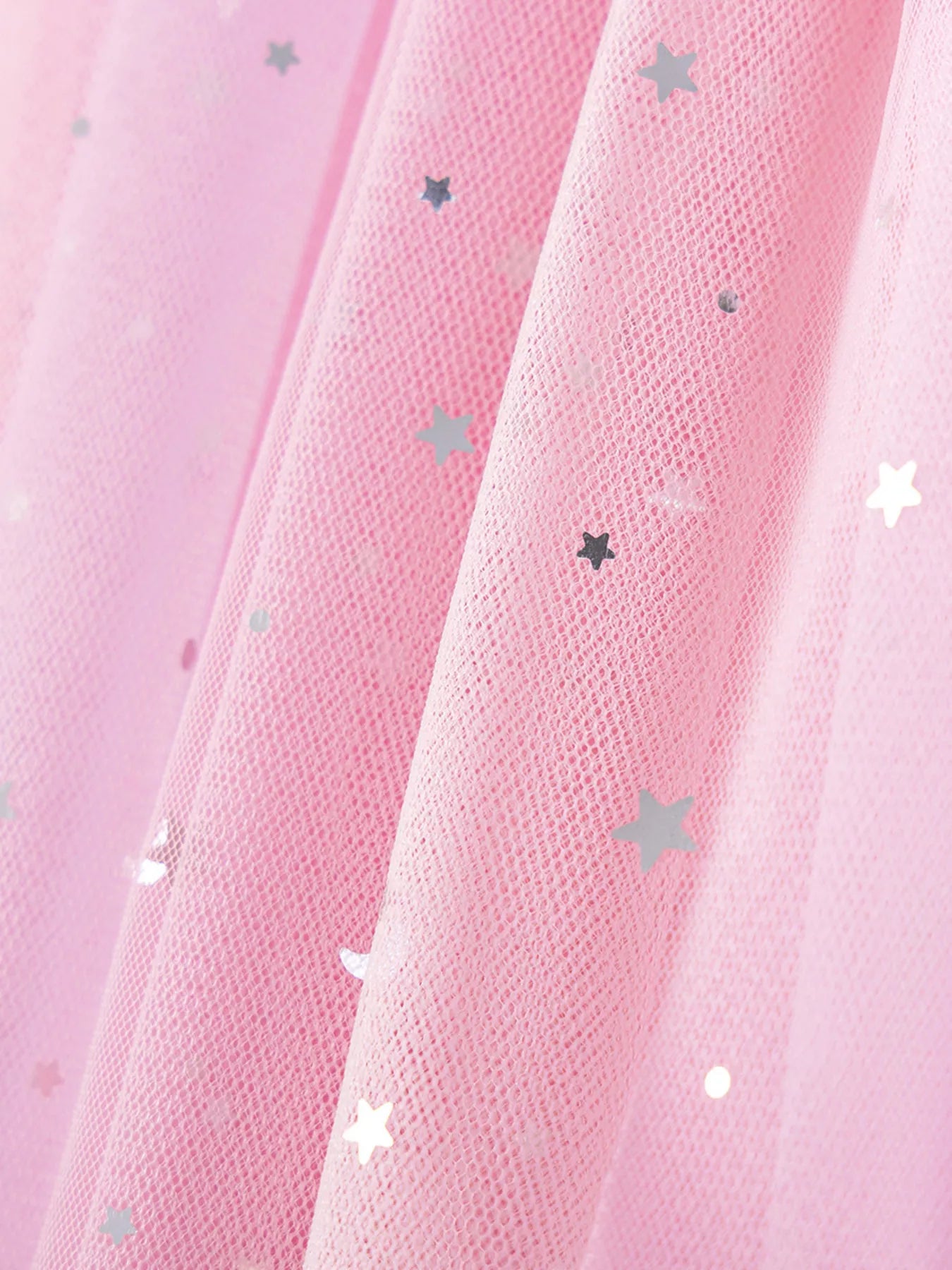 Children's Star Short Sleeve Tulle Dress