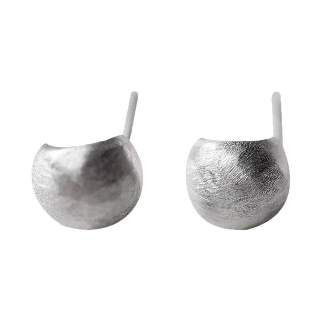 925 Sterling Silver C-Hoop Earrings