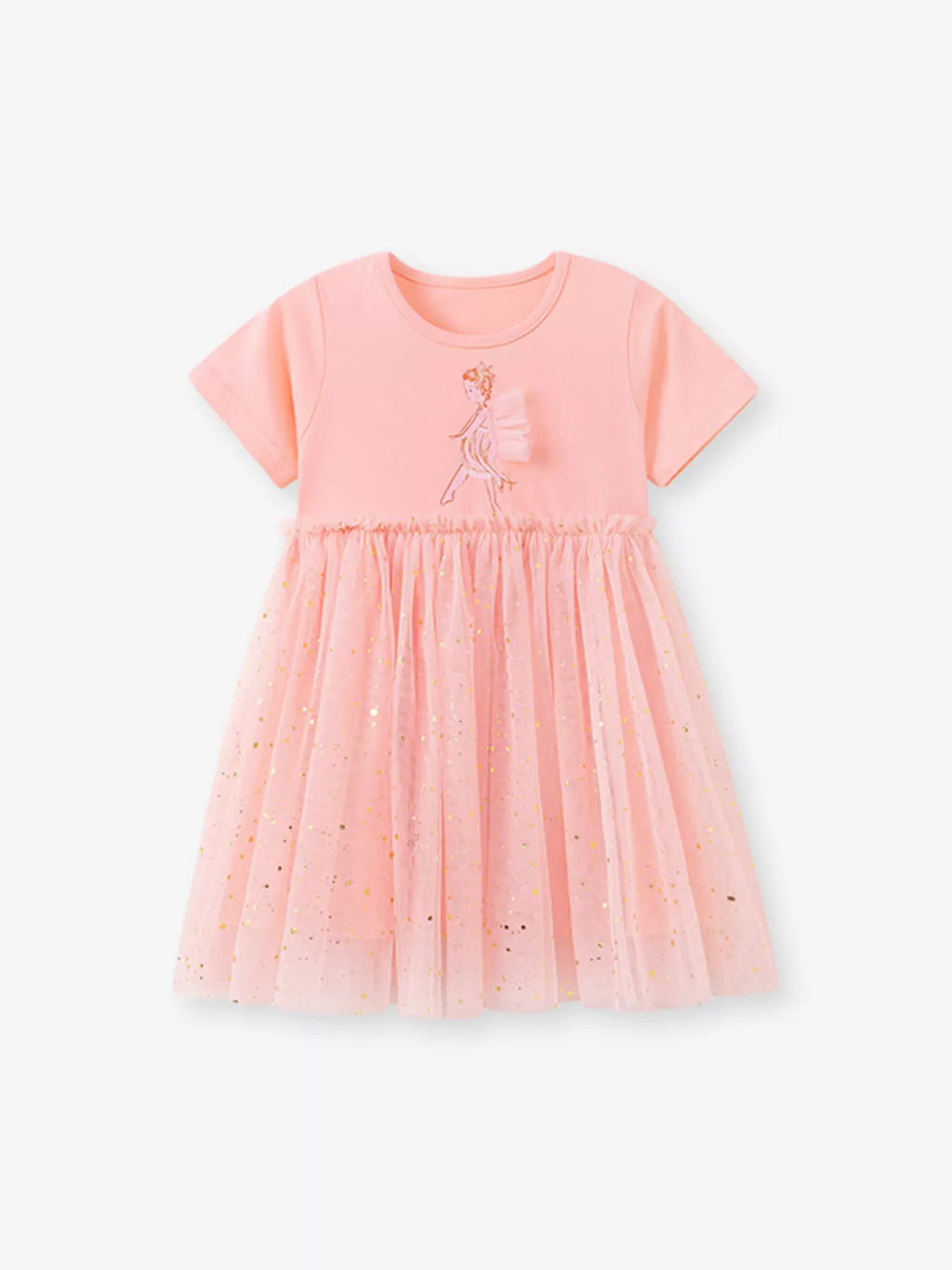 Children's Fairy Short Sleeve Tulle Dress