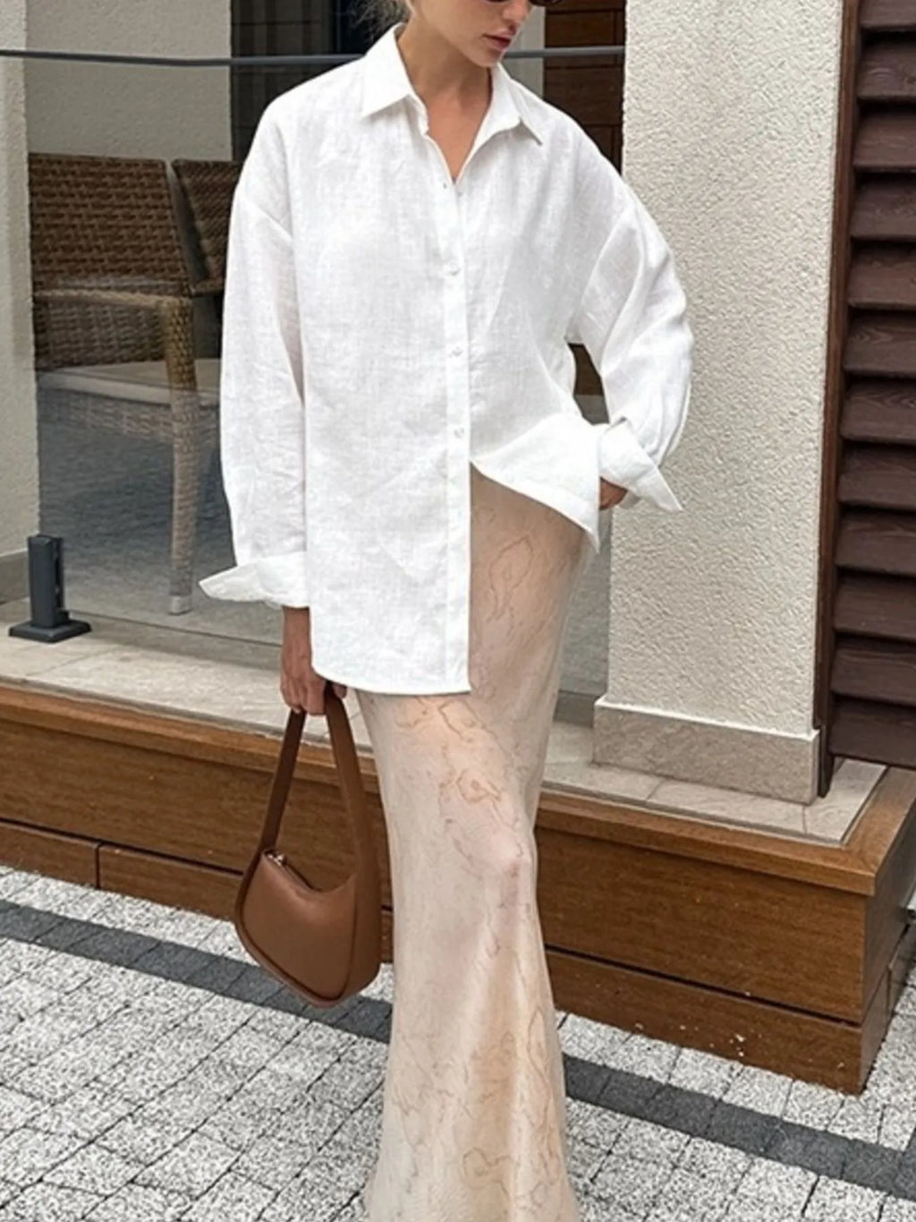 Casual Button-Up Long Sleeve Shirt