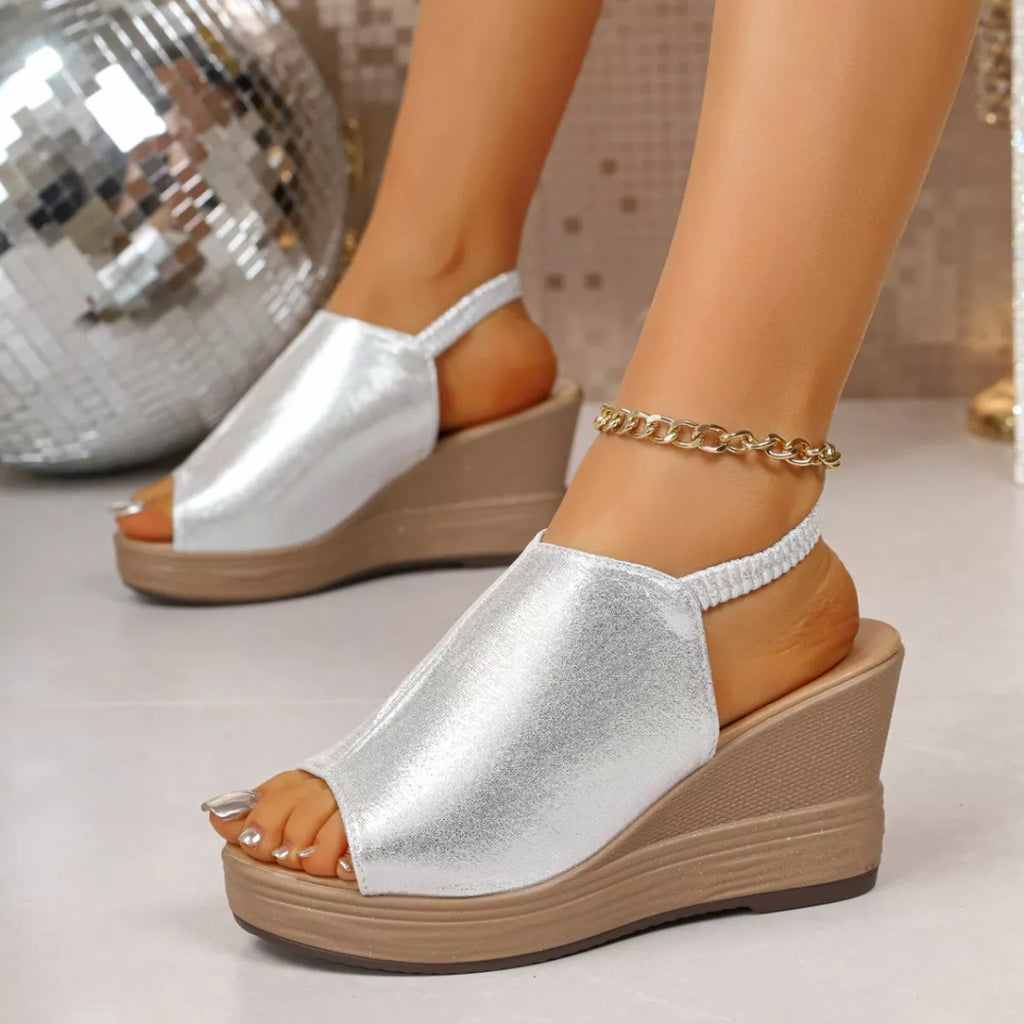 Open Toe Wedge Sandals