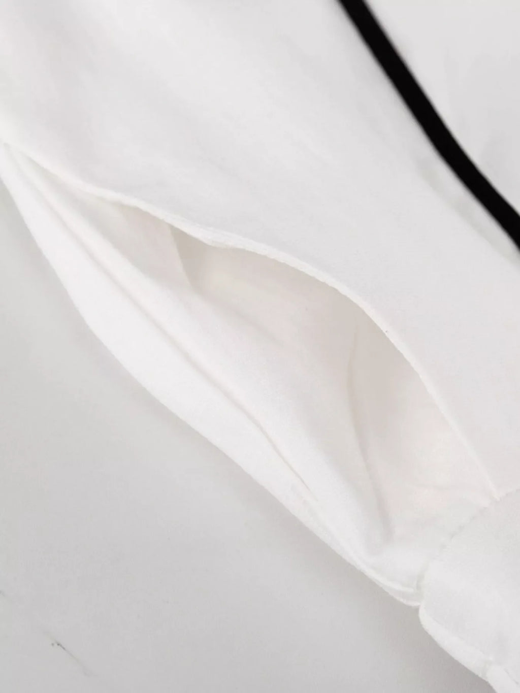Contrast Trim Sleeveless Top and Wide-Leg Pants Set