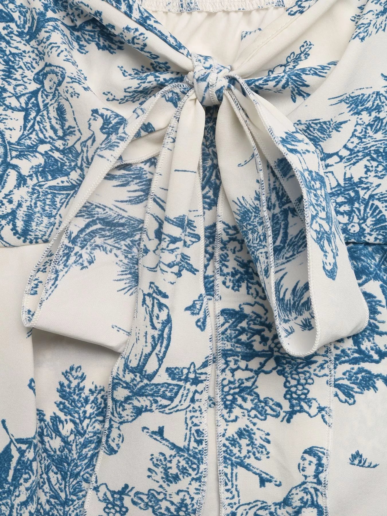Floral Print Tie Front Ruffle Hem Cami