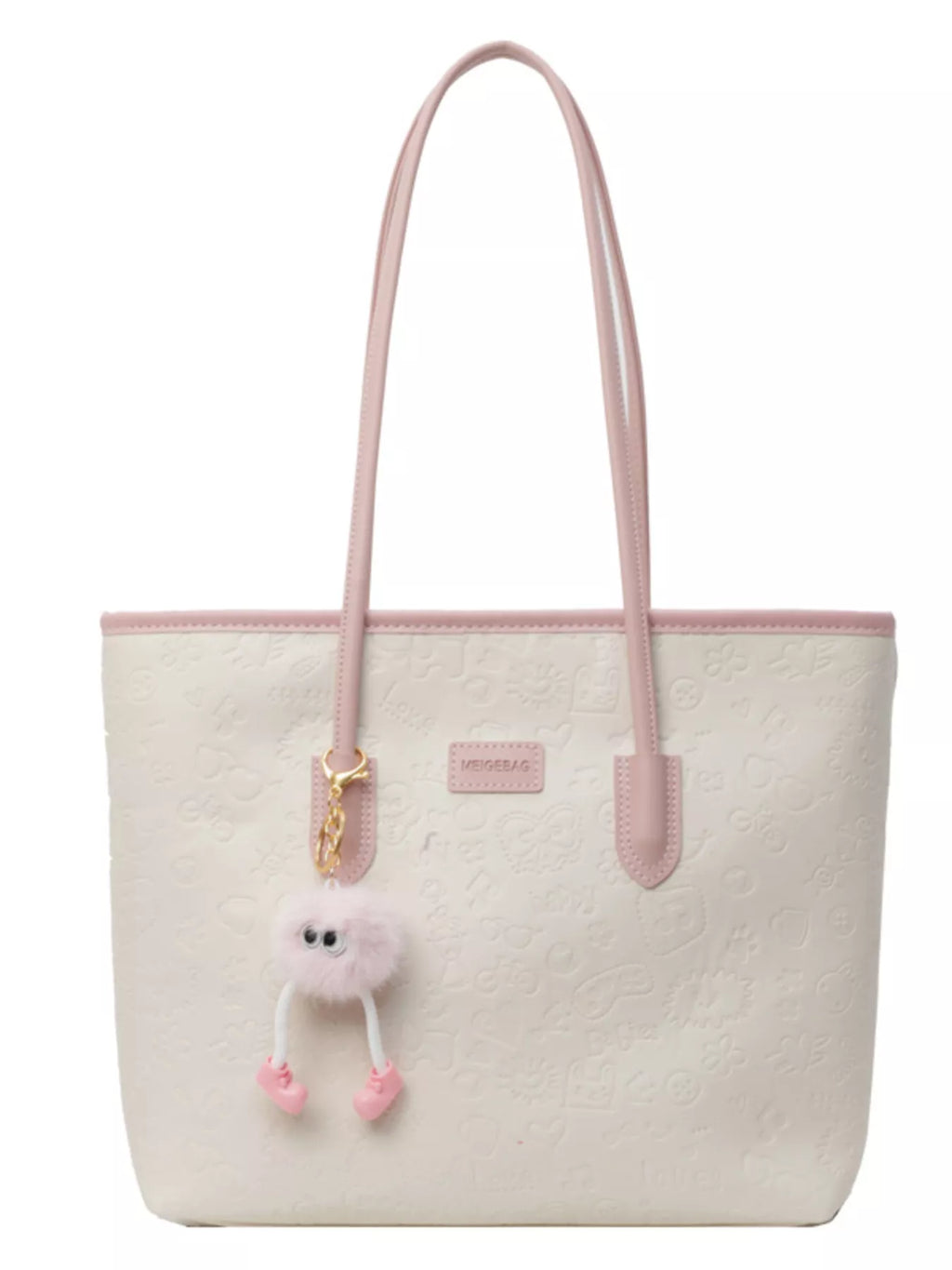 Embossed Pattern Tote Bag