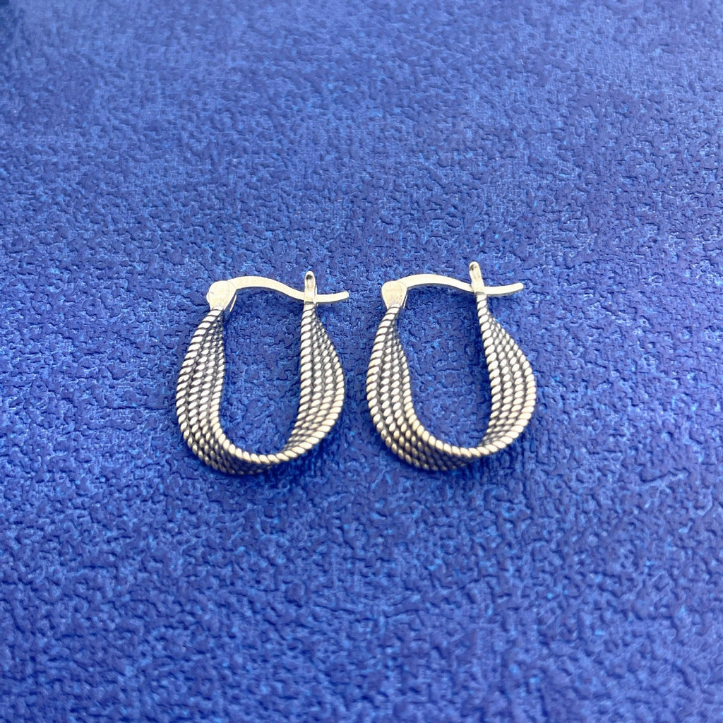 925 Sterling Silver Hoop Earrings