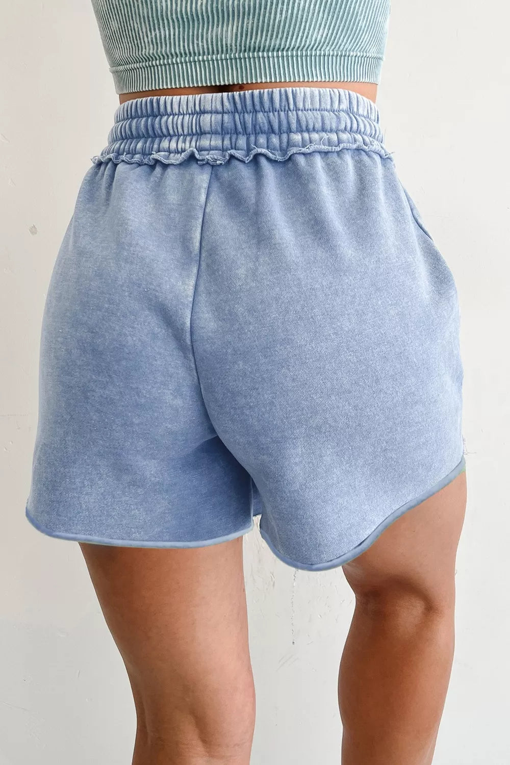 Drawstring Shorts with Pockets