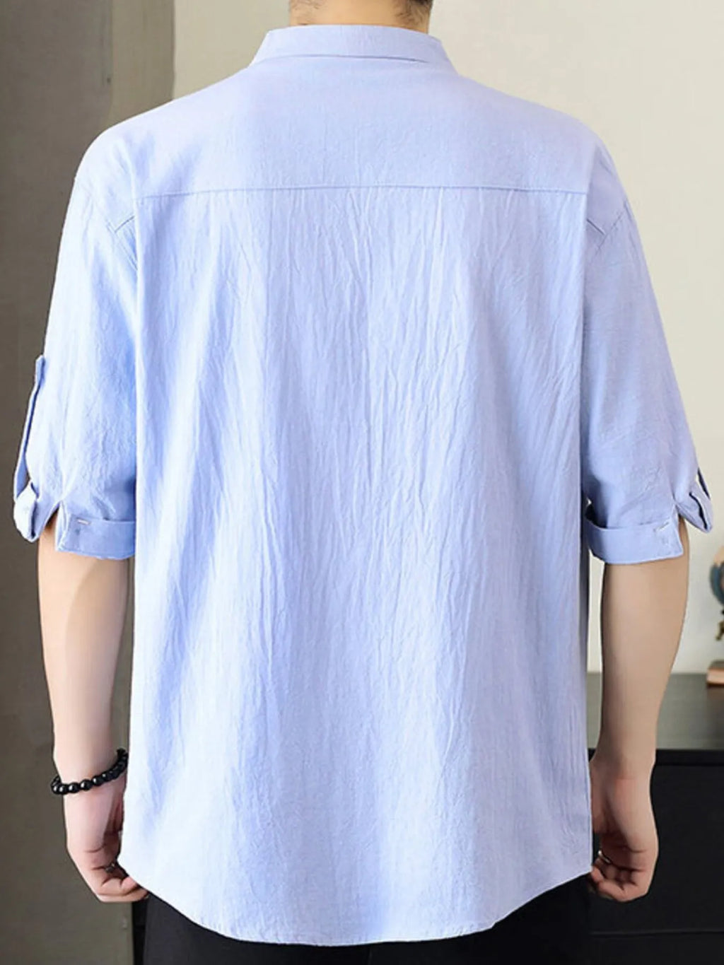 Men's Plus Size Button Up Short Sleeve Shirt