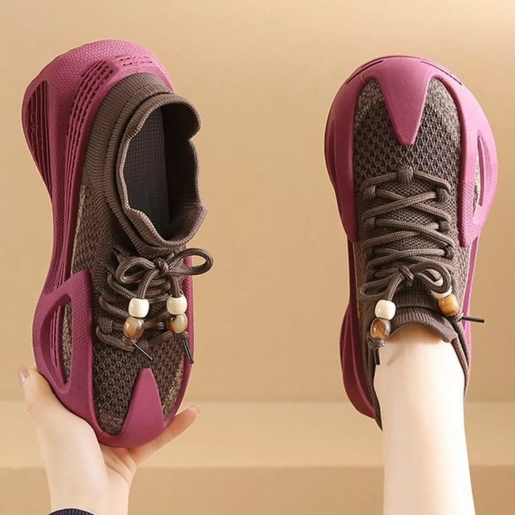 Breathable Lace Up Athletic