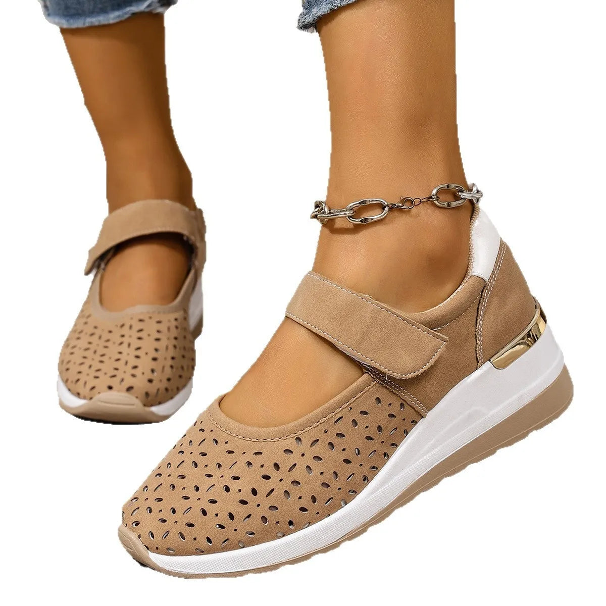 Breathable Wedge Sandals