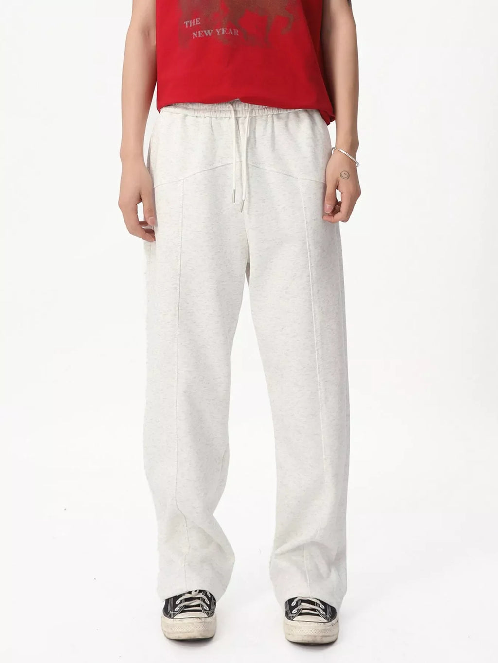 Men's Wide Leg Drawstring Pants