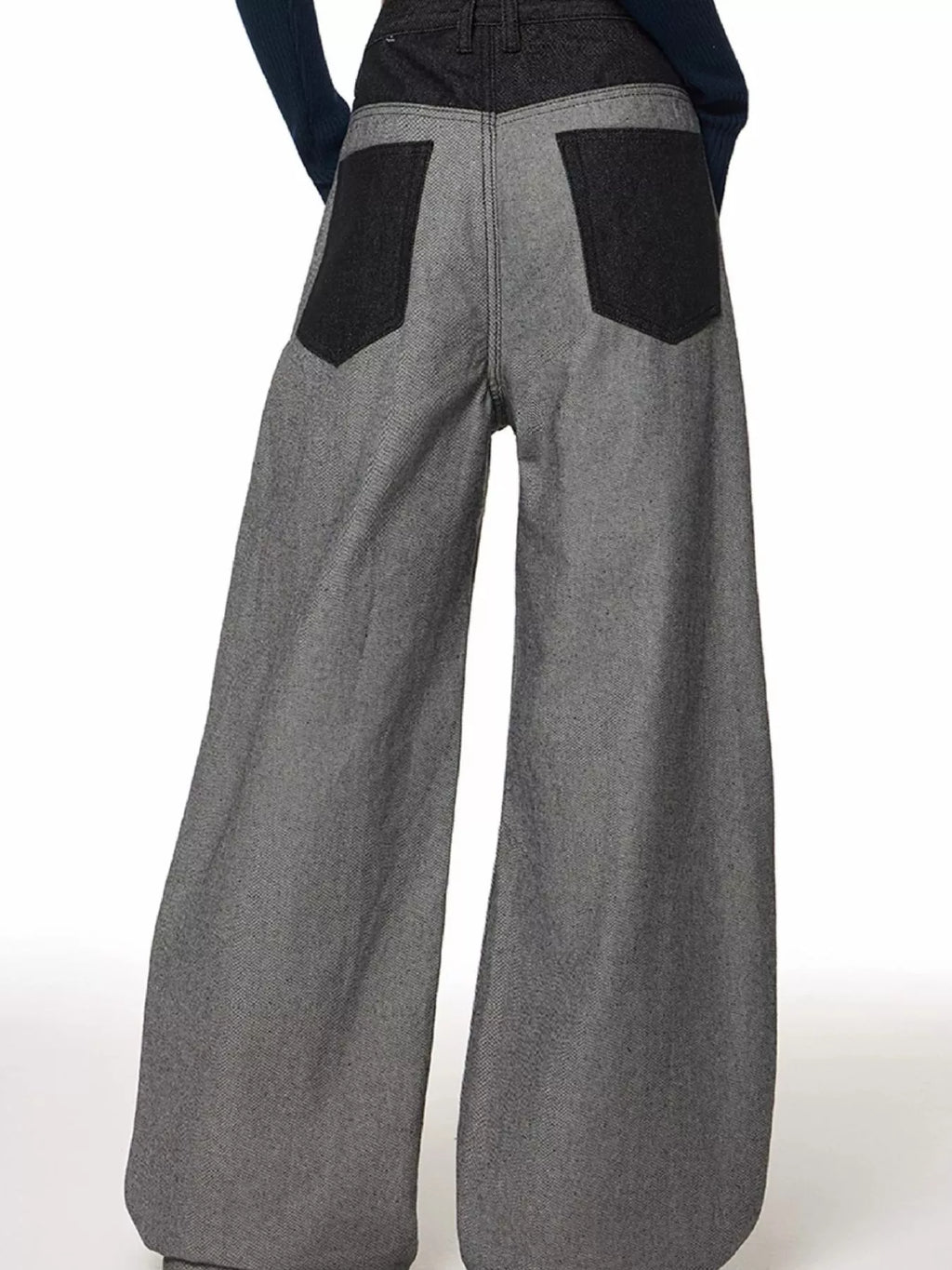 Men's Full Size Wide Leg Button-Fly Jeans Plus Size