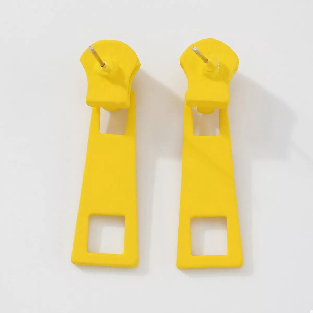 Colorful Zipper Drop Earrings