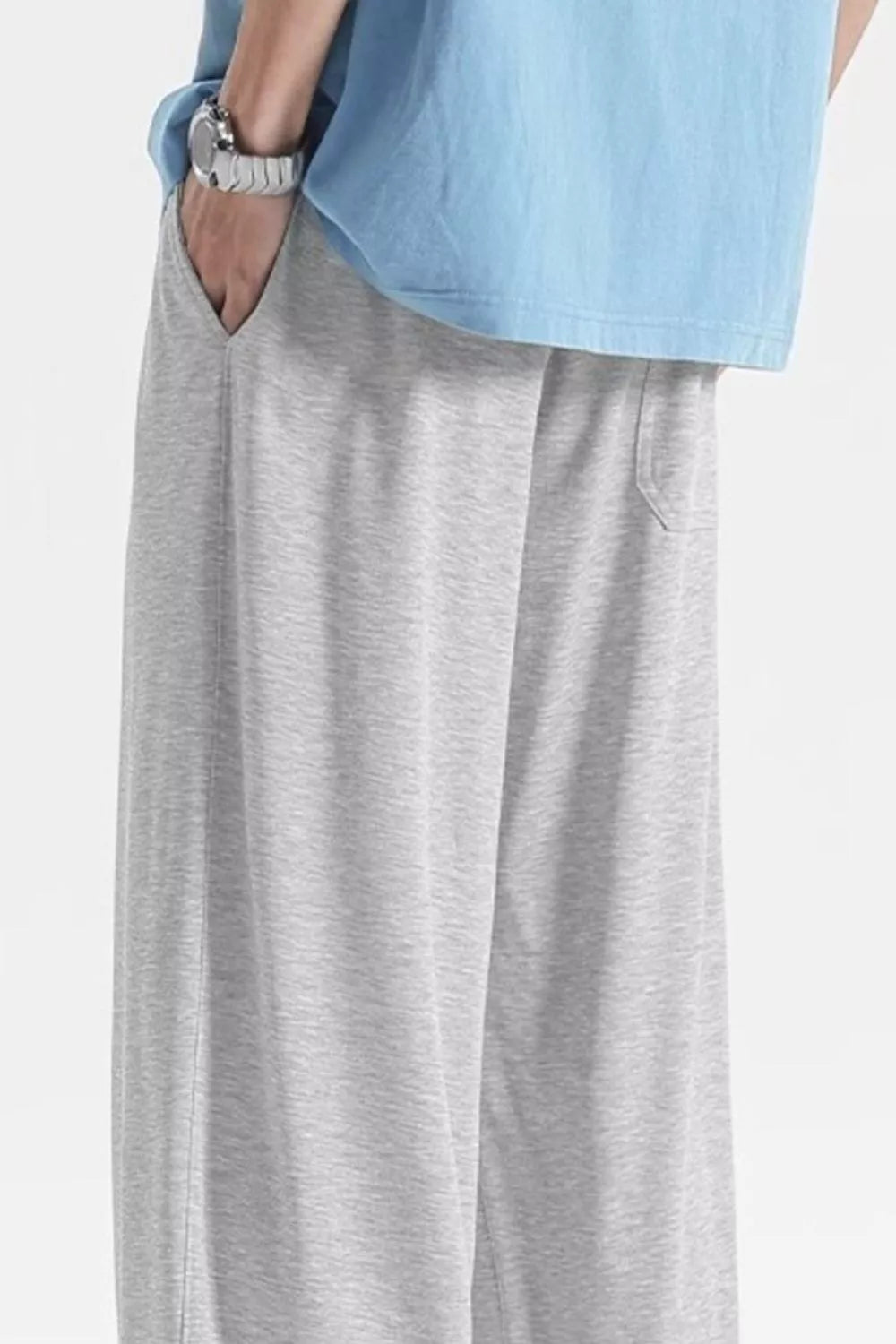 Men's Plus Size Casual Loose Fit Drawstring Sweatpants