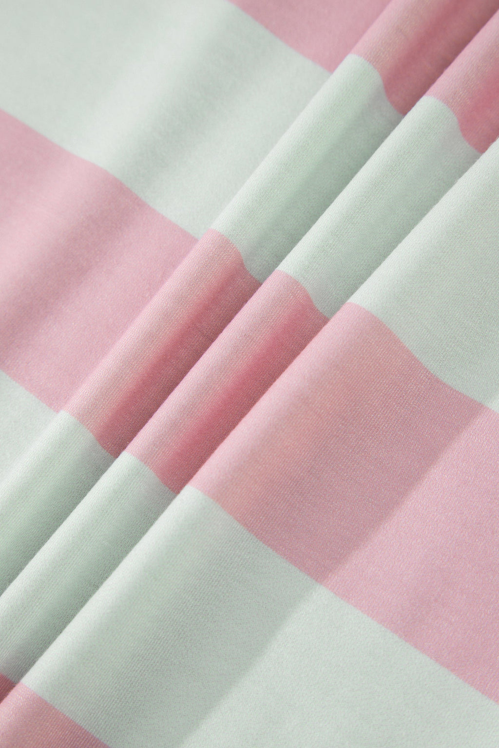 Stripe Exposed Seam Ribbed Patchwork Oversized Tee