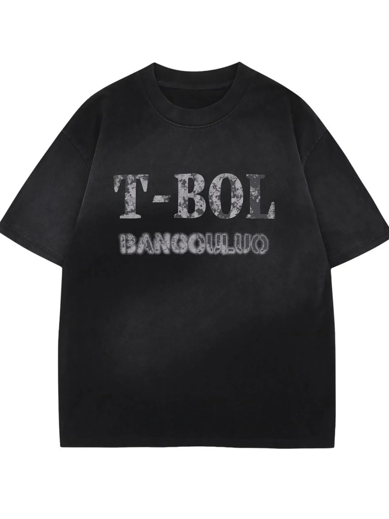 Men's Letter Graphic Round Neck Short Sleeve T-Shirt