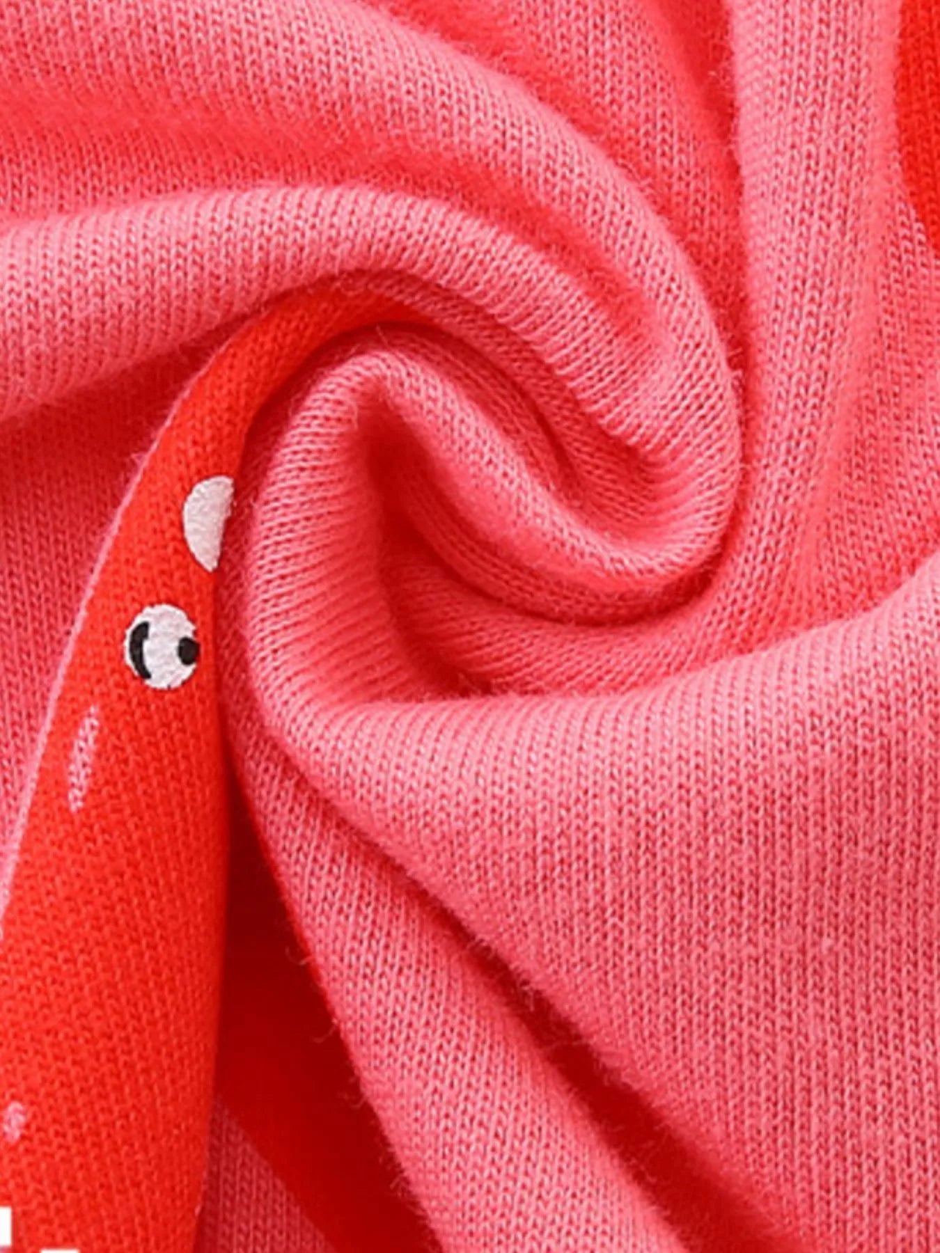 Children's Heart Print Pocket Detail Casual Dress