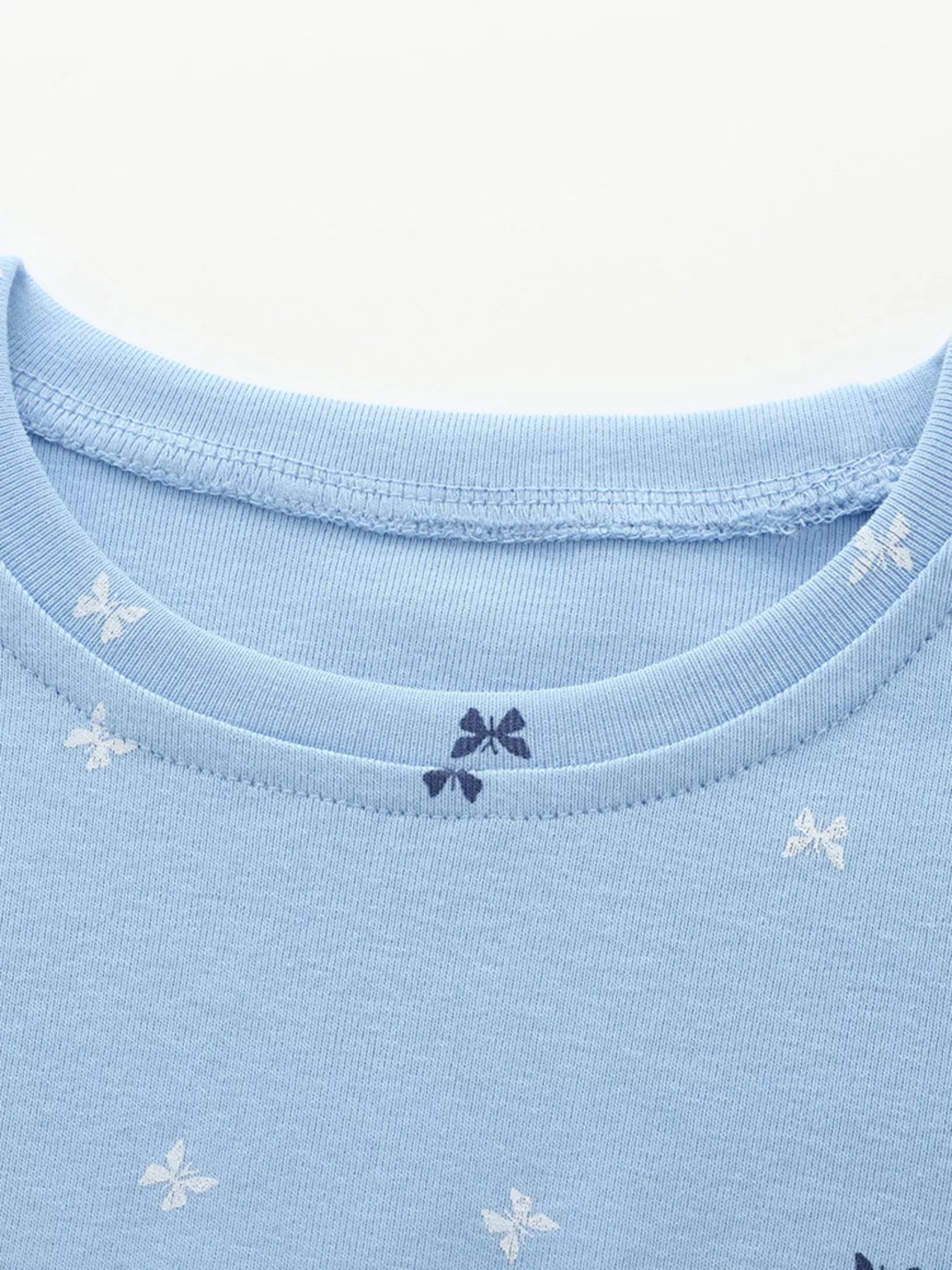 Children's Butterfly Round Neck Tulle Dress