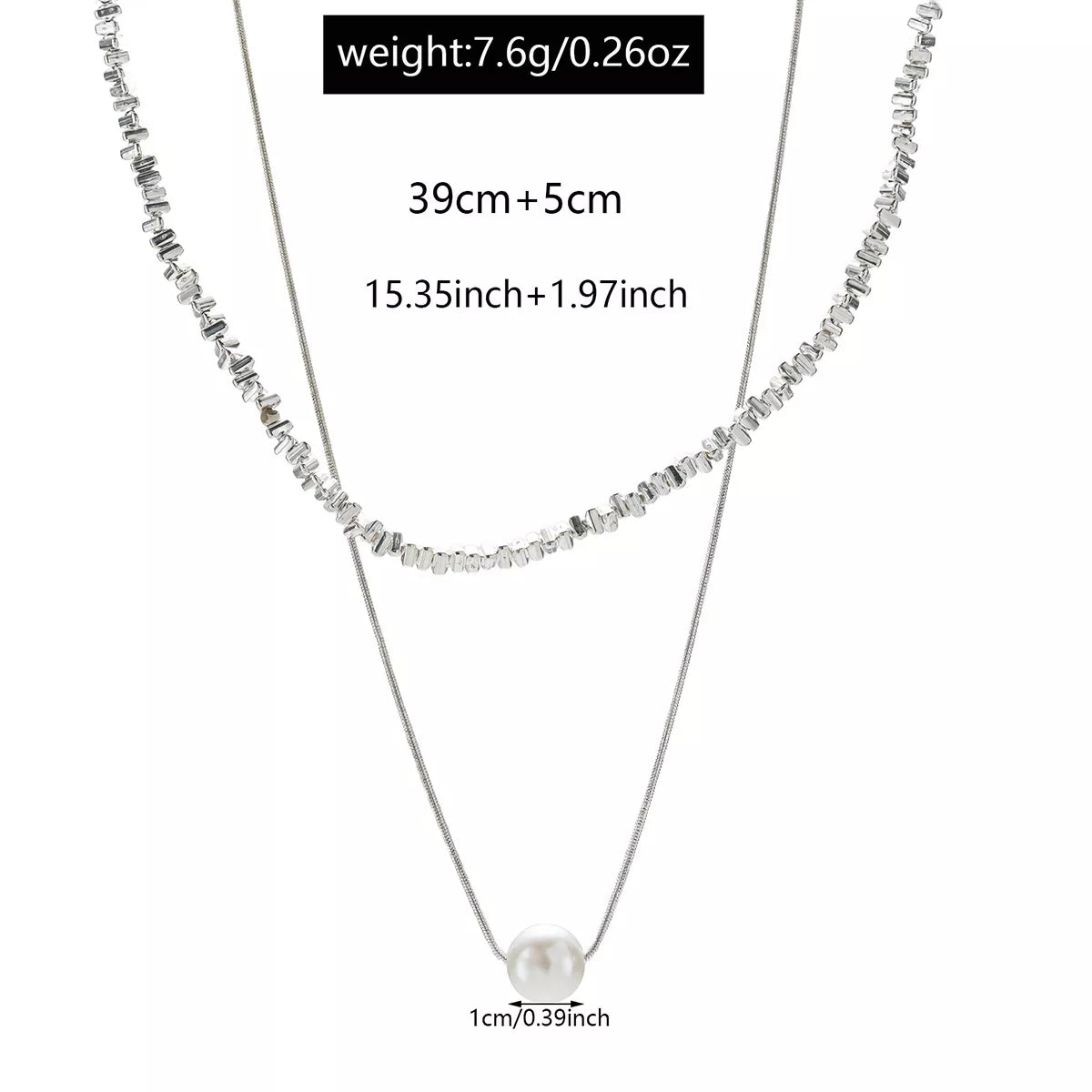 Double Layered Pearl Necklace