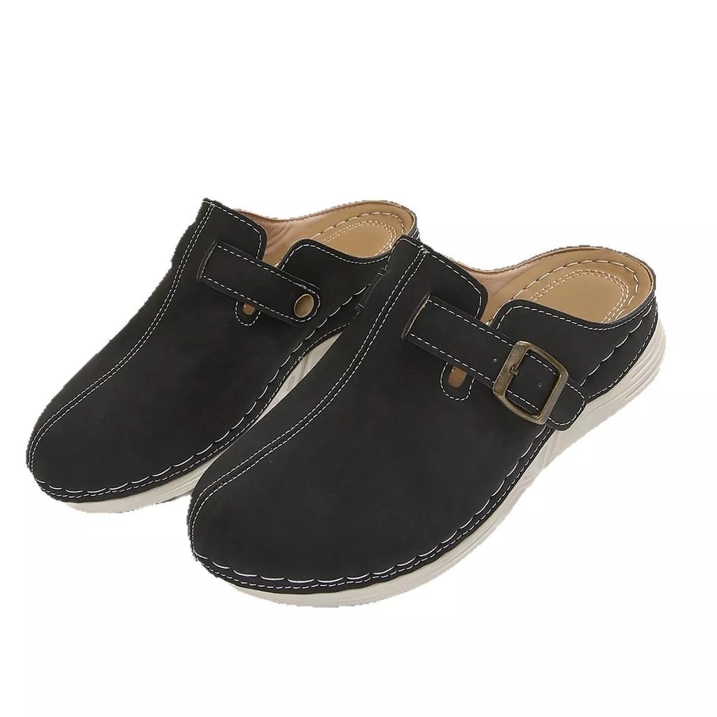Buckle Accent Slip-Ons