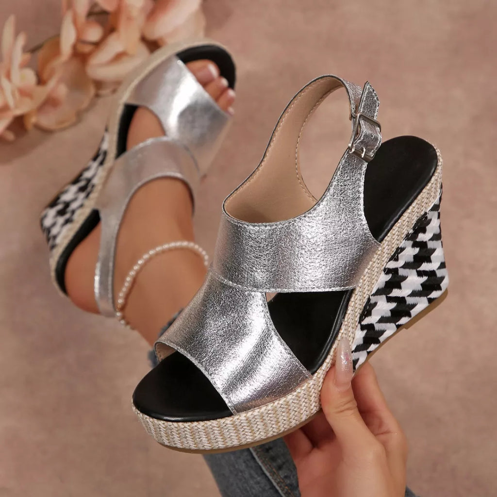 Open Toe Wedge Sandals