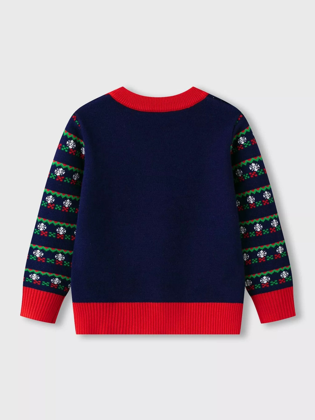Children's Christmas Tree Round Neck Sweater