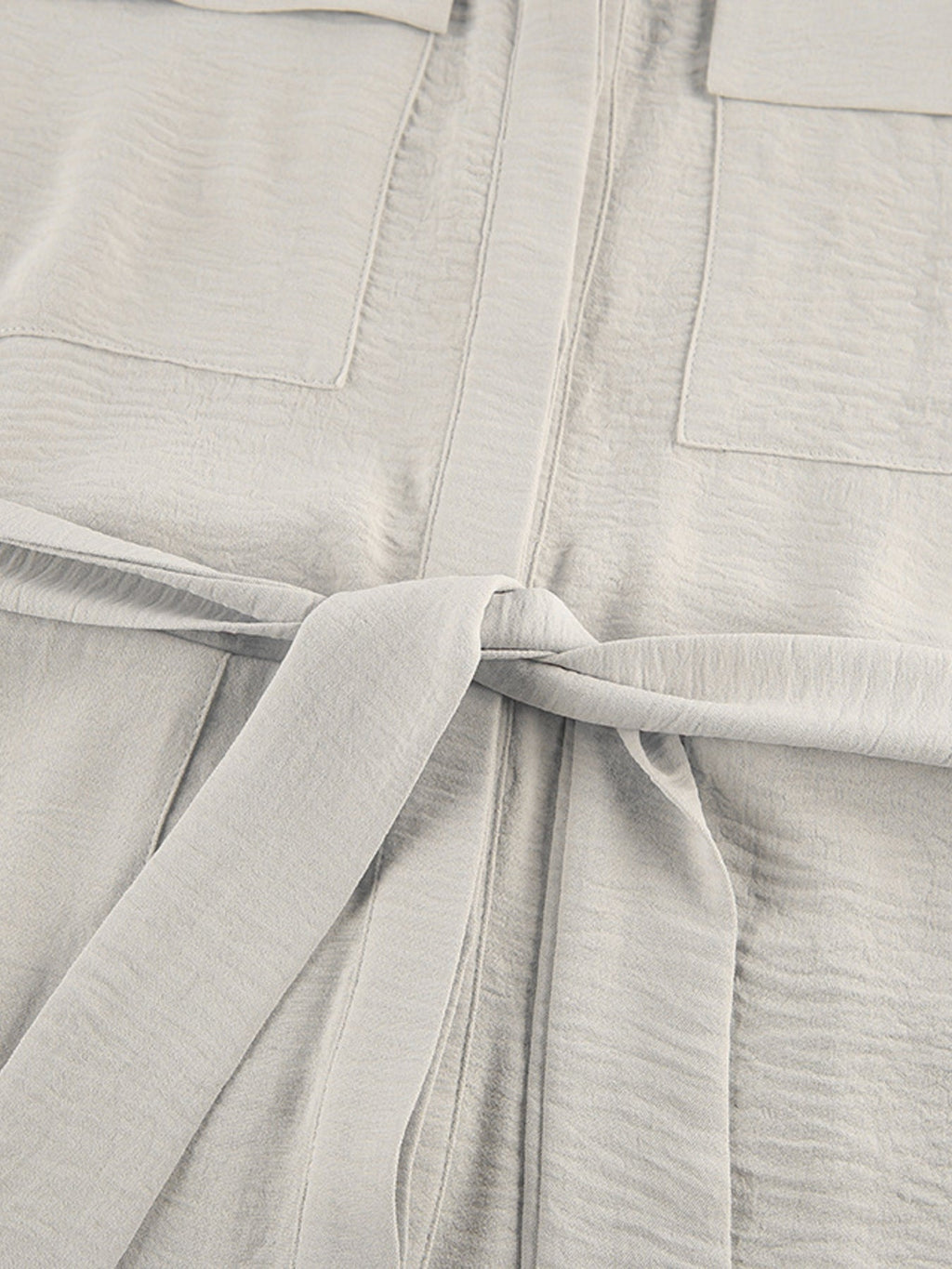 Chest Pocket Short Sleeve Wide Leg Jumpsuit