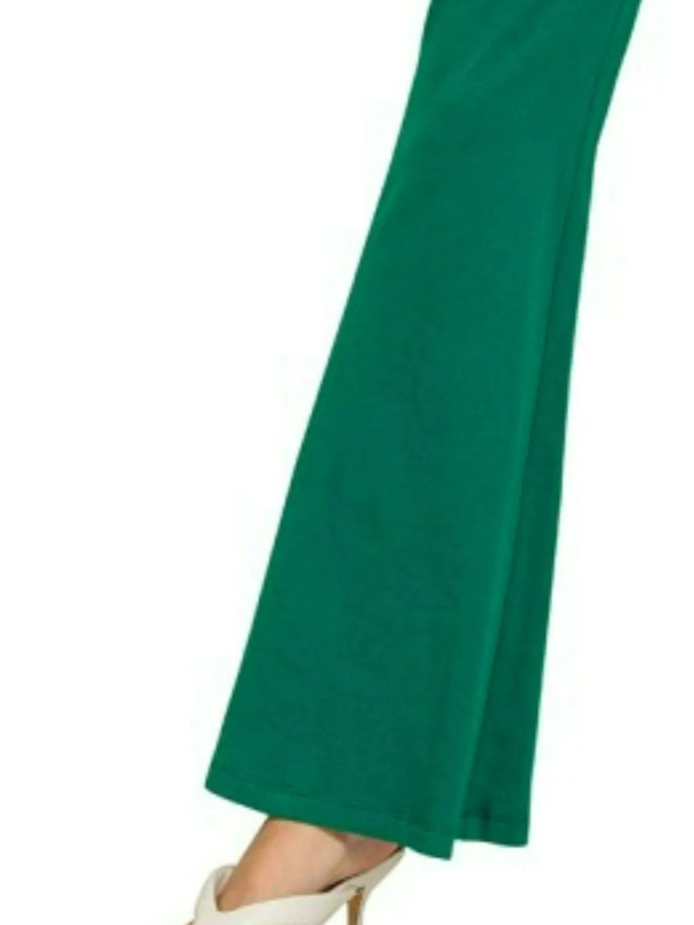 Zenana Wide Waistband Yoga Flare Pants