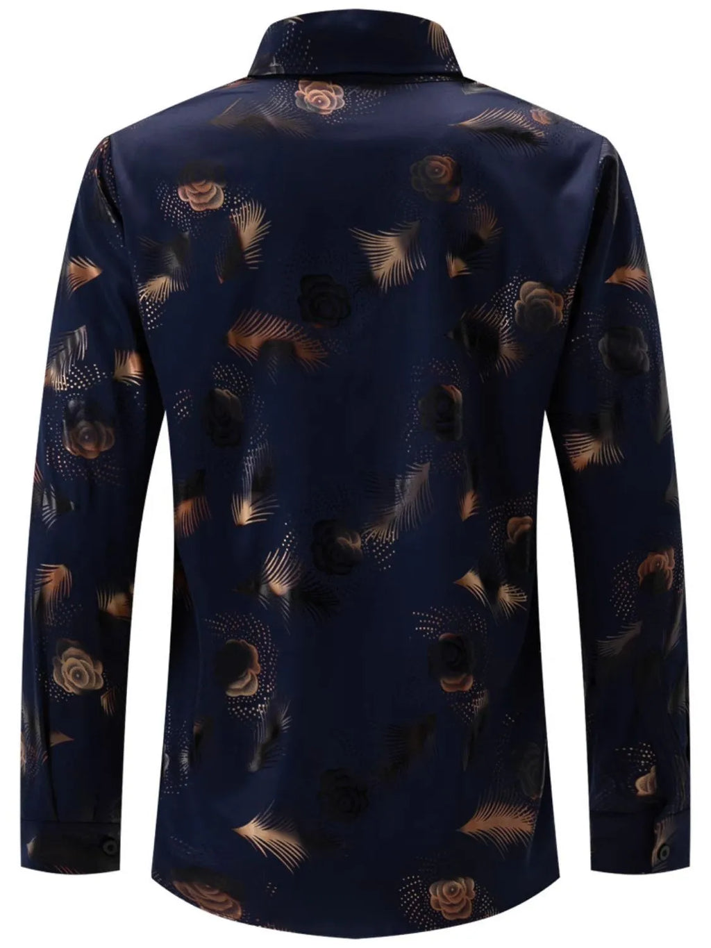 Men's Full Size Button Up Long Sleeve Shirt Plus Size