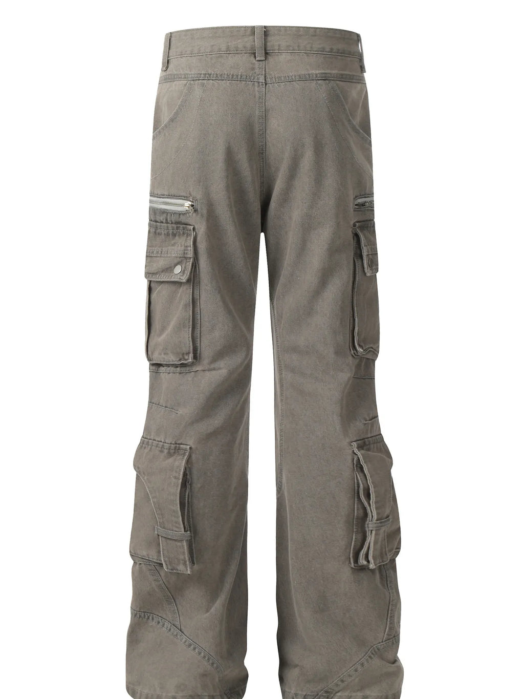 Men's Multi-Pocket Cargo Wide Leg Jeans