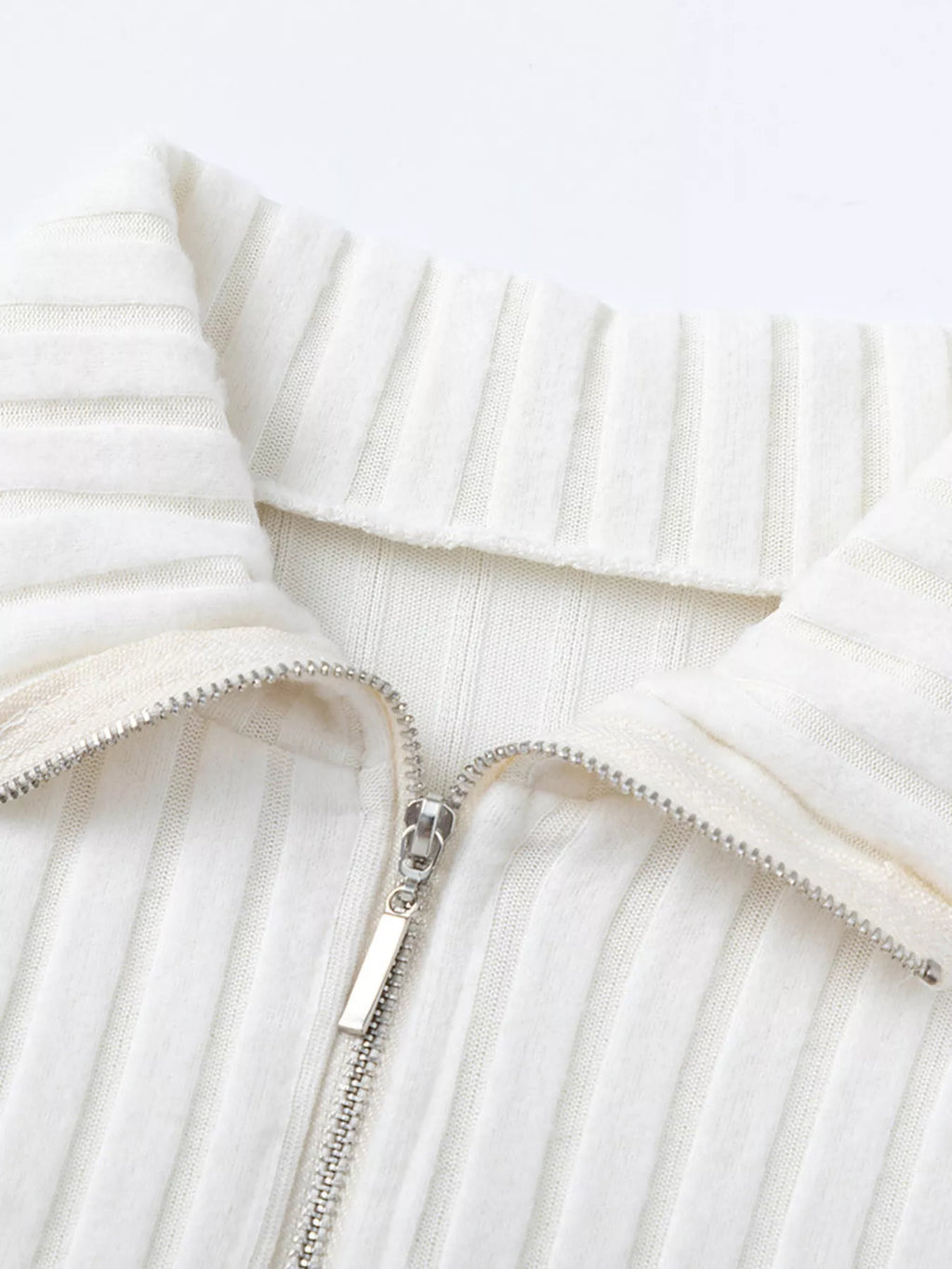 Ribbed Knit Top and Pants Set