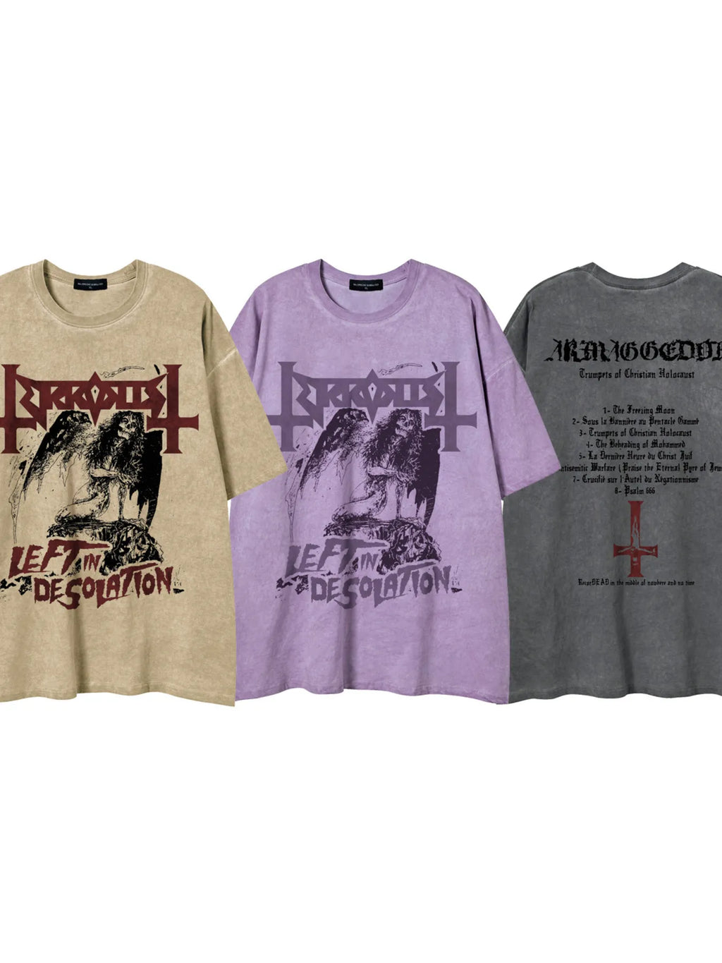 Men's Vintage Washed Graphic Oversized T-Shirt