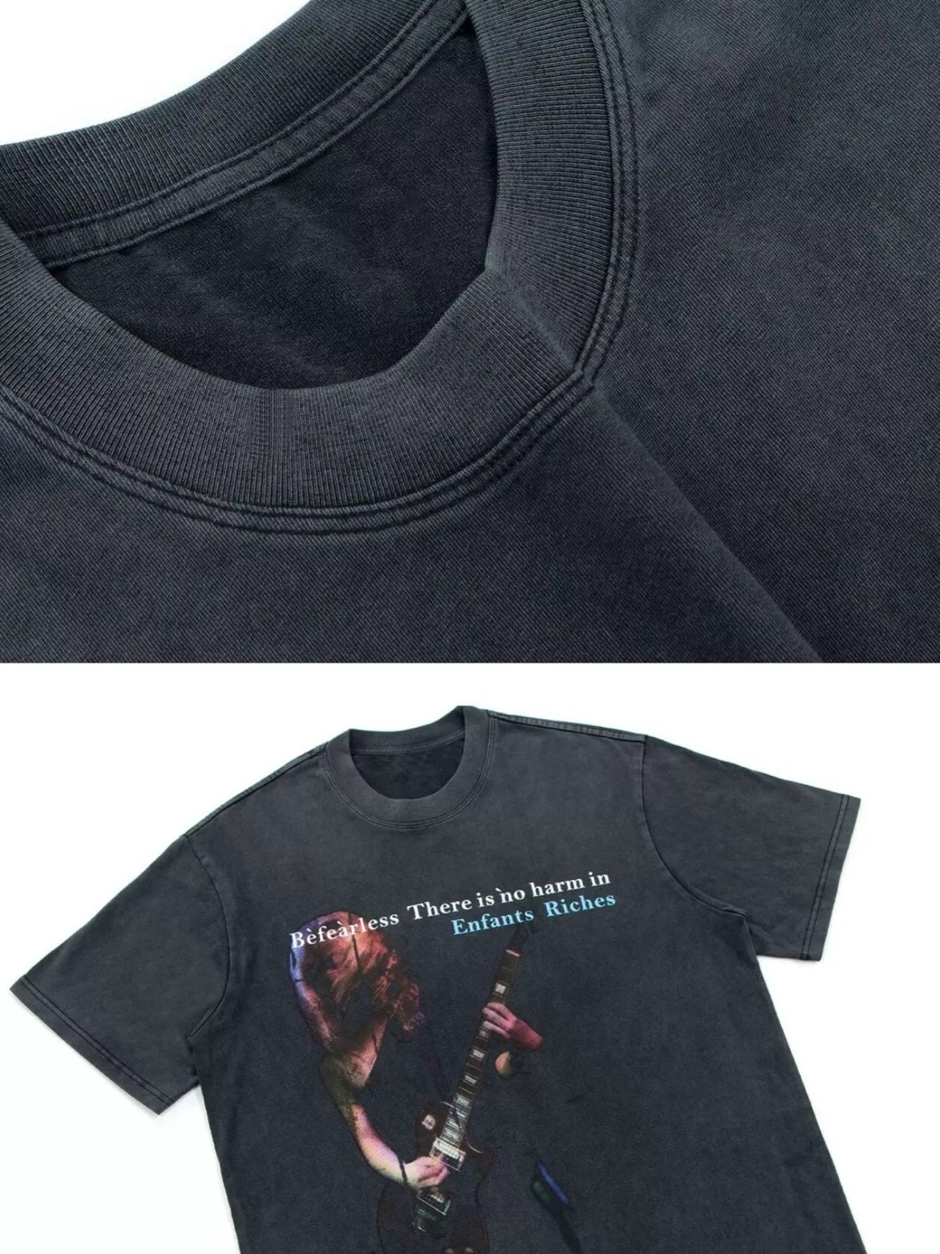 Men's Graphic Round Neck Short Sleeve T-Shirt
