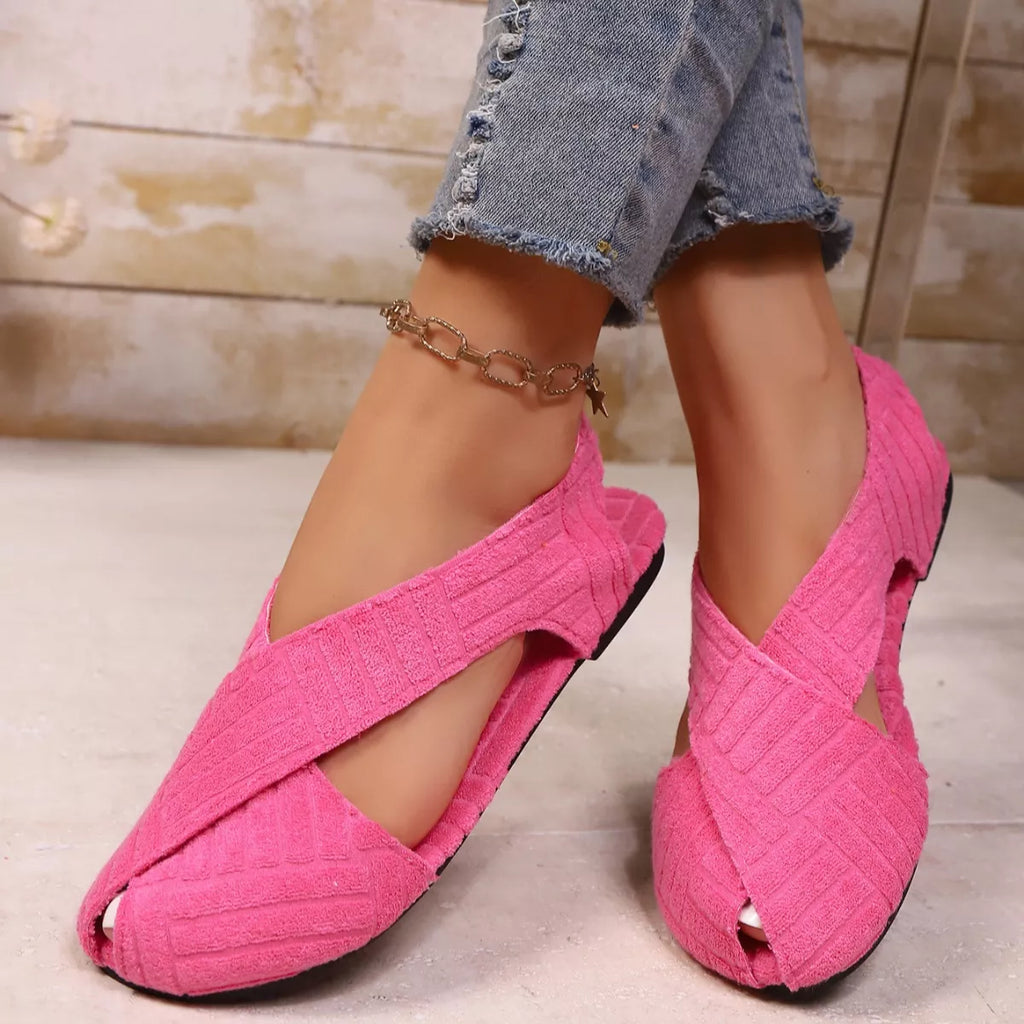 Crisscross Comfortable Fit Sandals