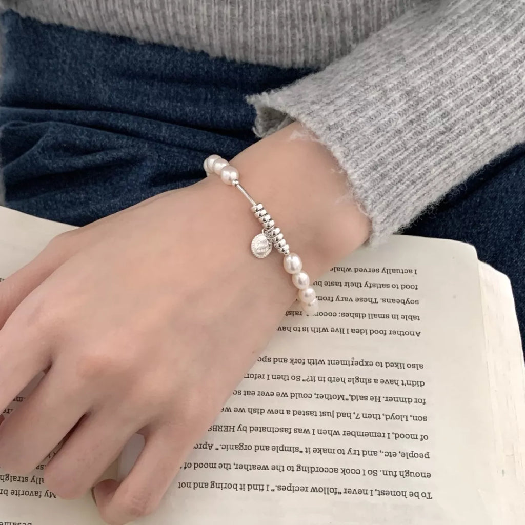 Pearl 925 Sterling Silver Bracelet