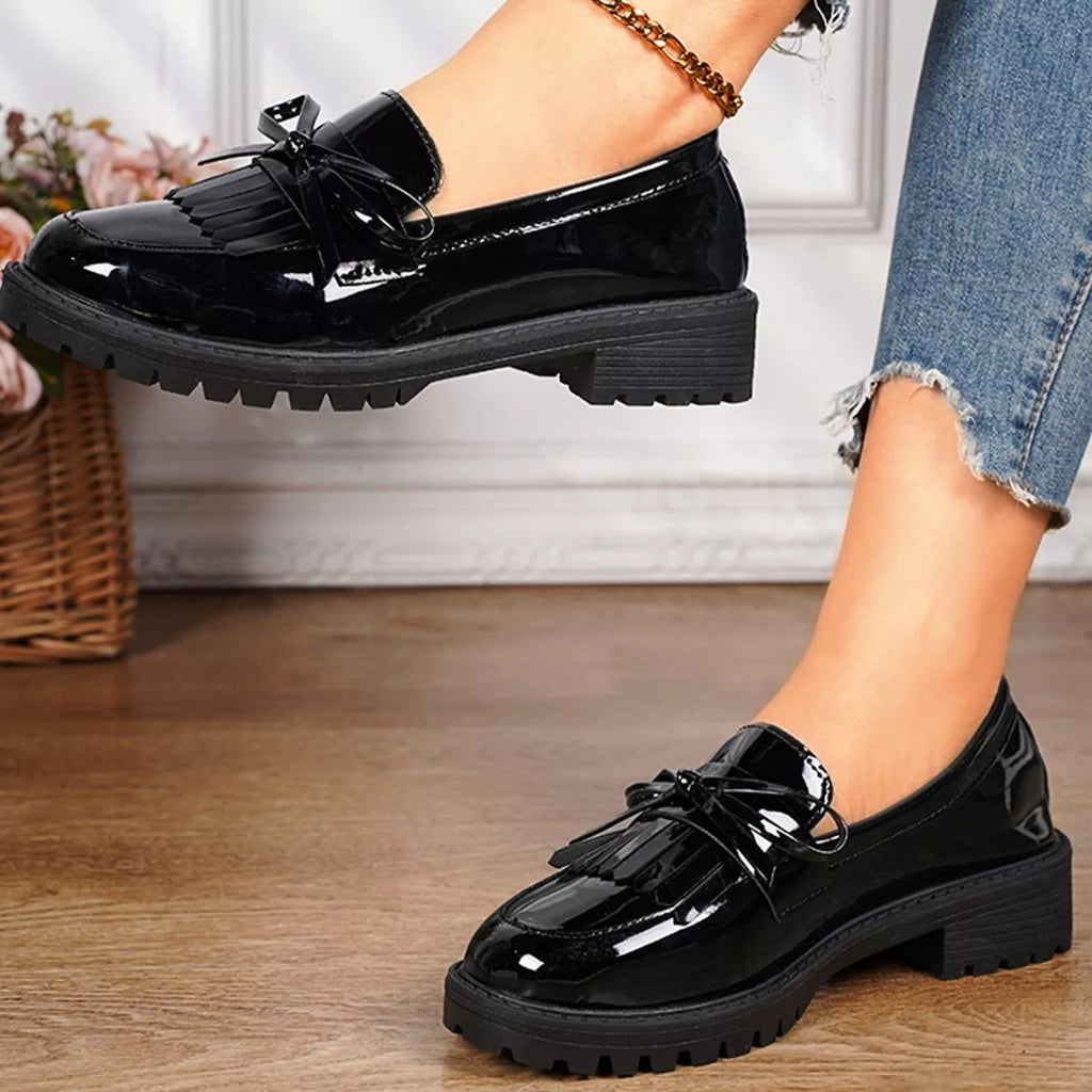 Round Toe Slip-Ons
