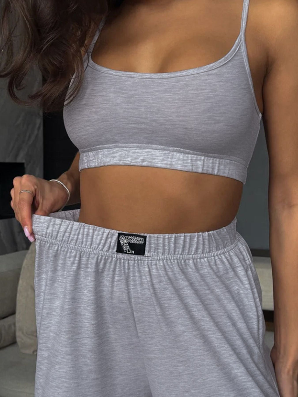 Scoop Neck Cami and Pants Set
