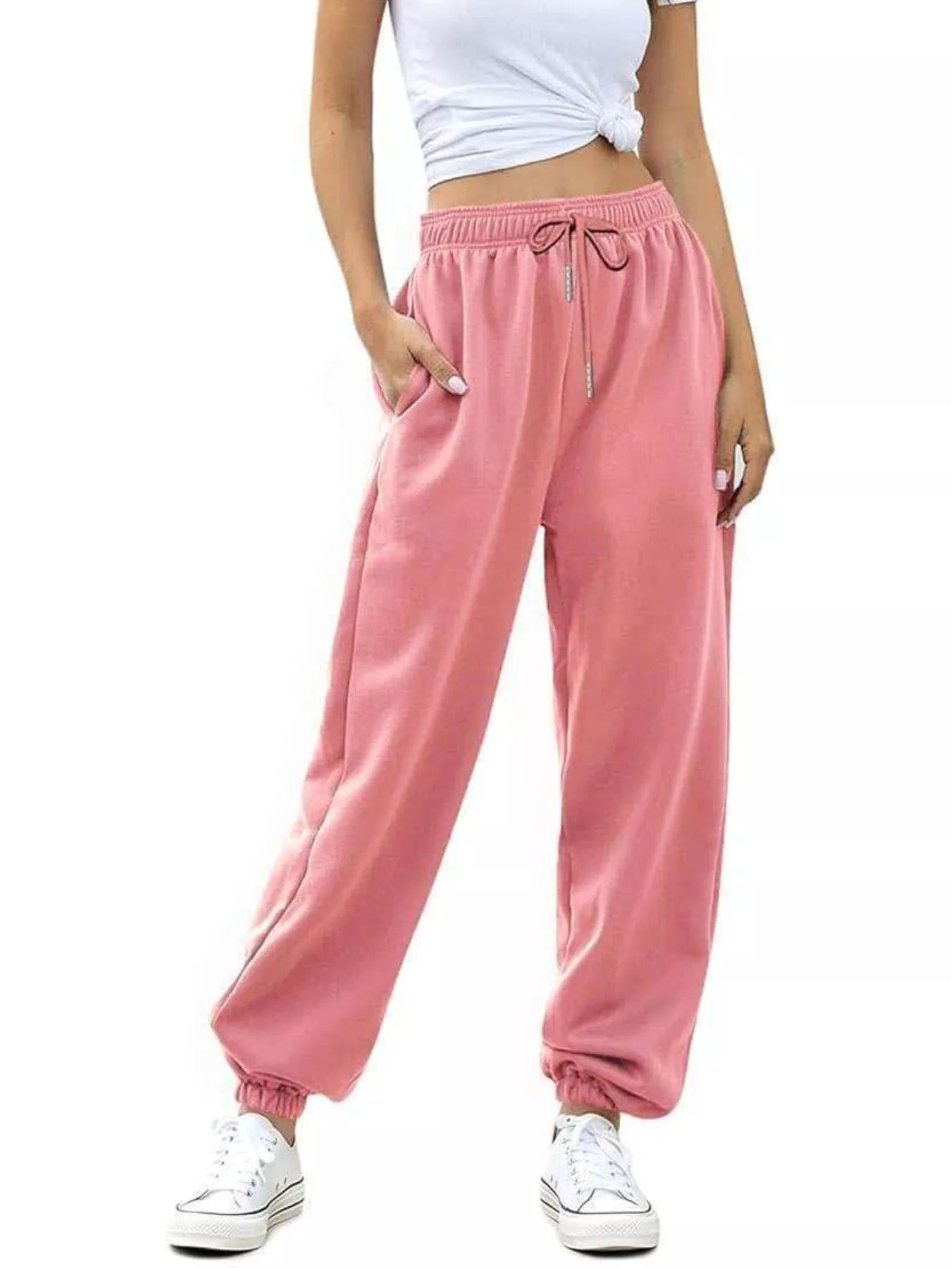 Loose Fit Drawstring Joggers