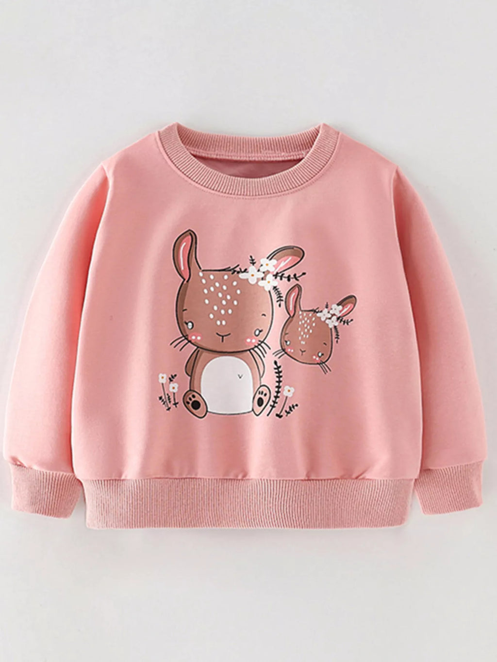 Children's Cute Animal Crew Neck Sweatshirt