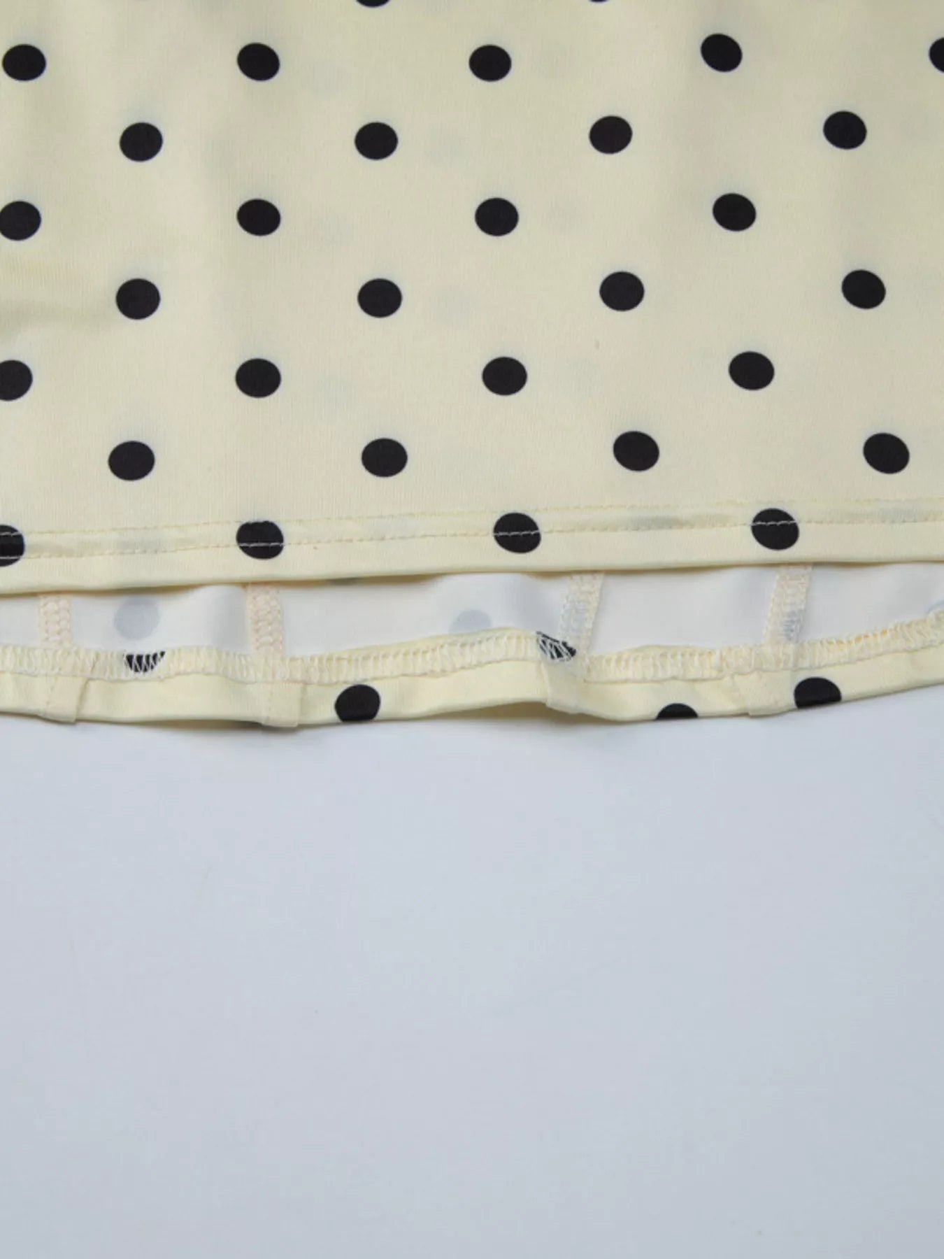 Polka Dot Sweetheart Neckline Tank Top