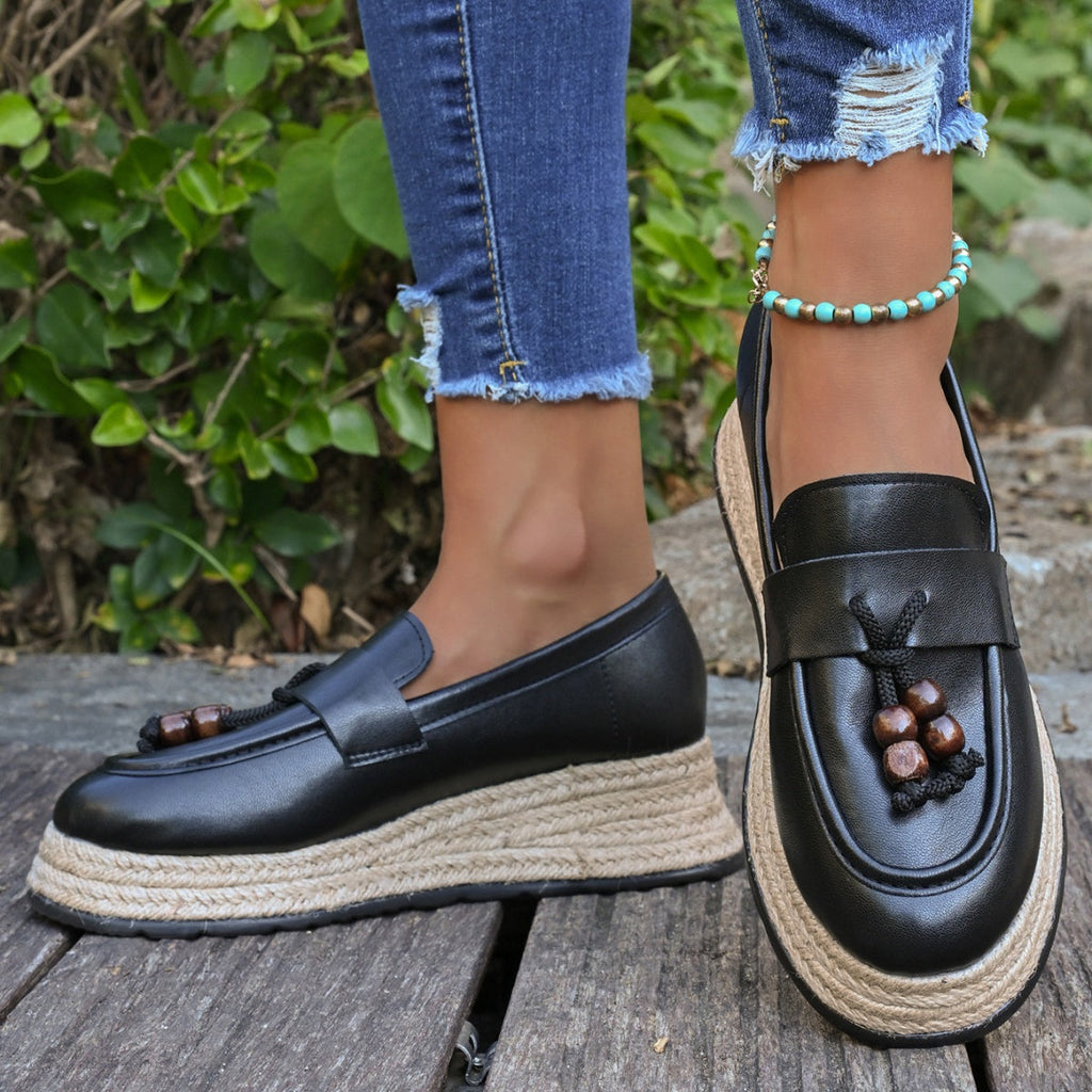 Round Toe Slip-Ons