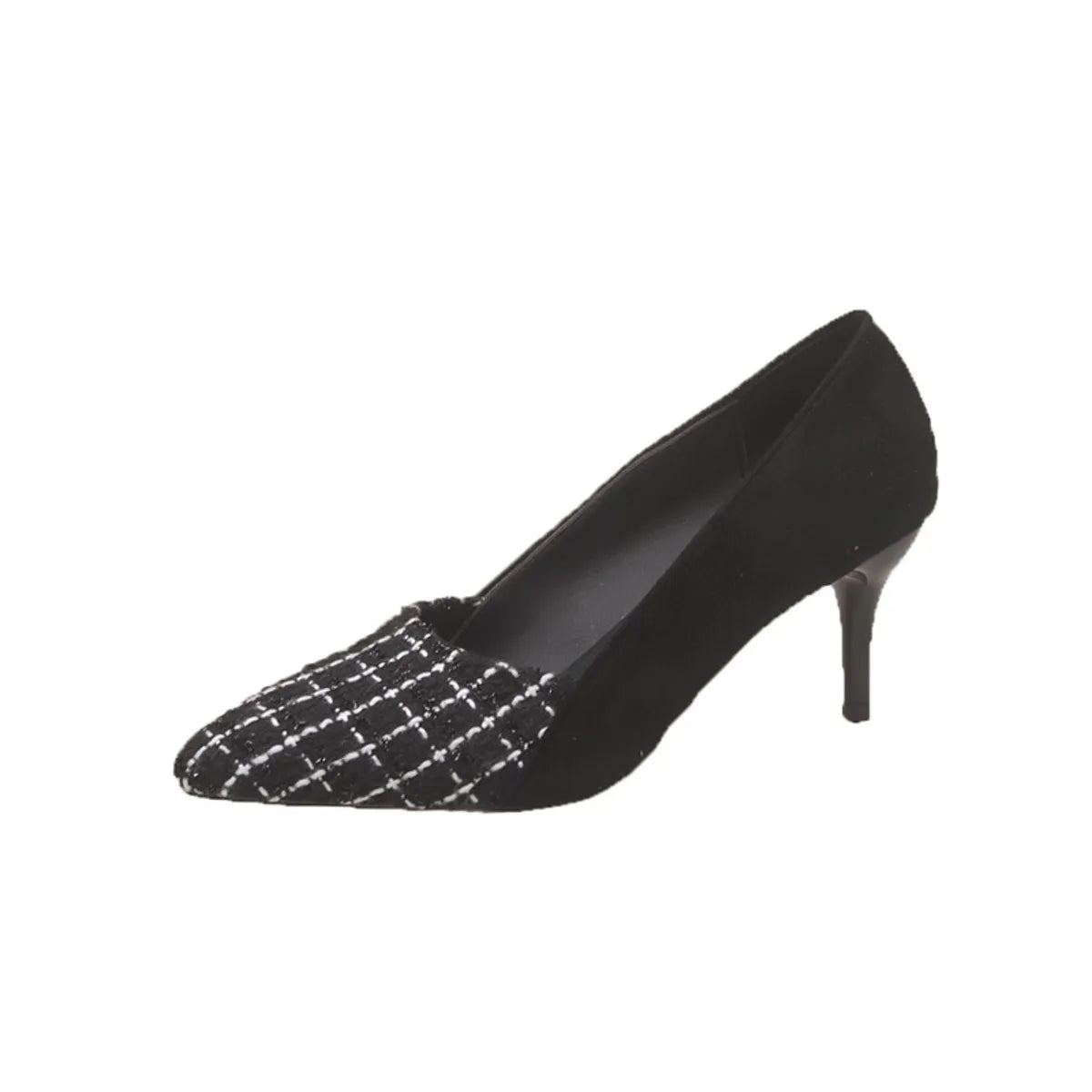 Point Toe Suede Pumps