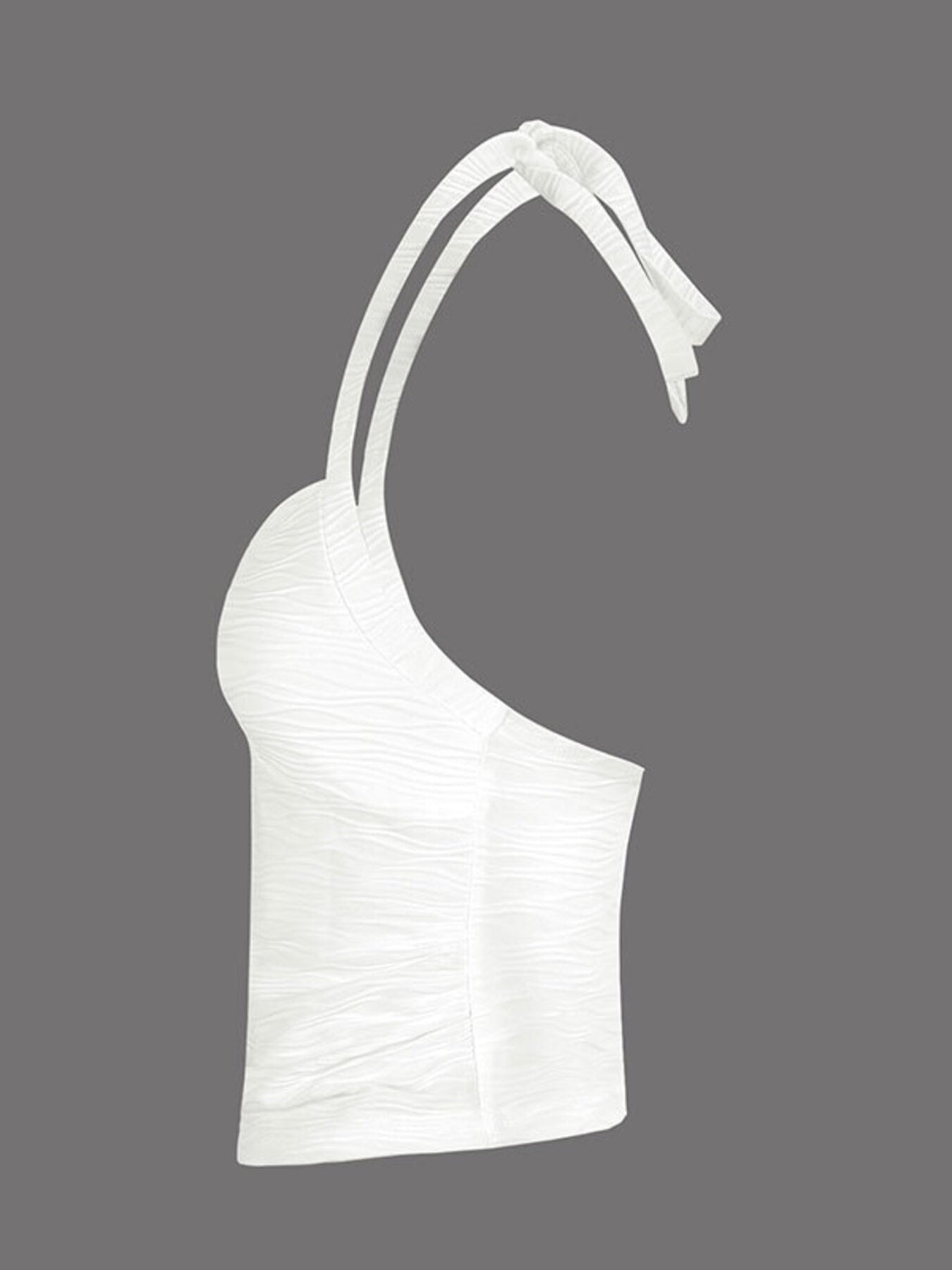 Ruched Halter Neck Cami