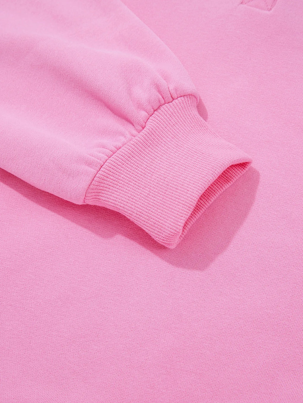 Eyelet Lace Detail Snap Down Sweatshirt